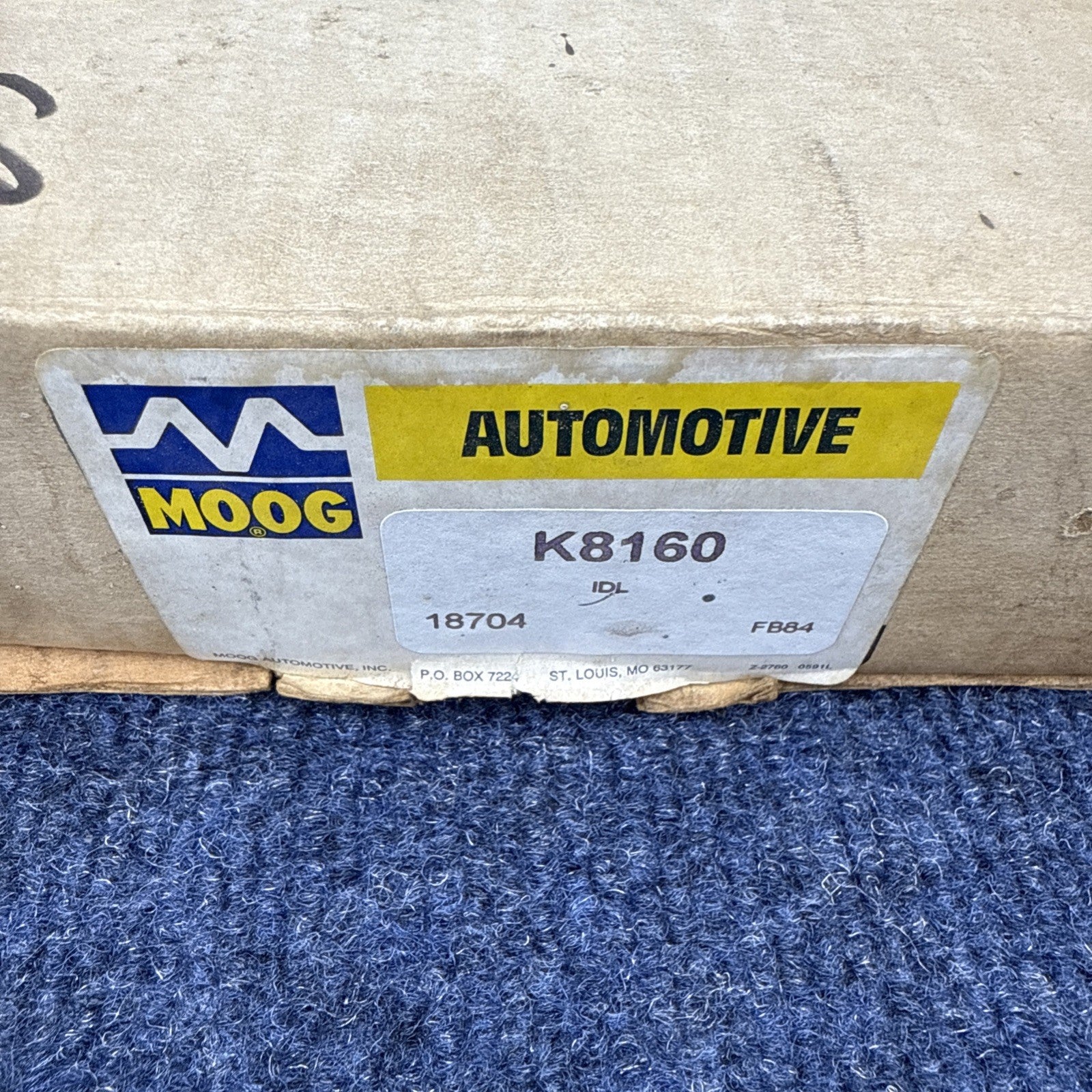 1964 1965 Ford Falcon MOOG Chassis Steering Idler Arm K8160 vintage nos 18704