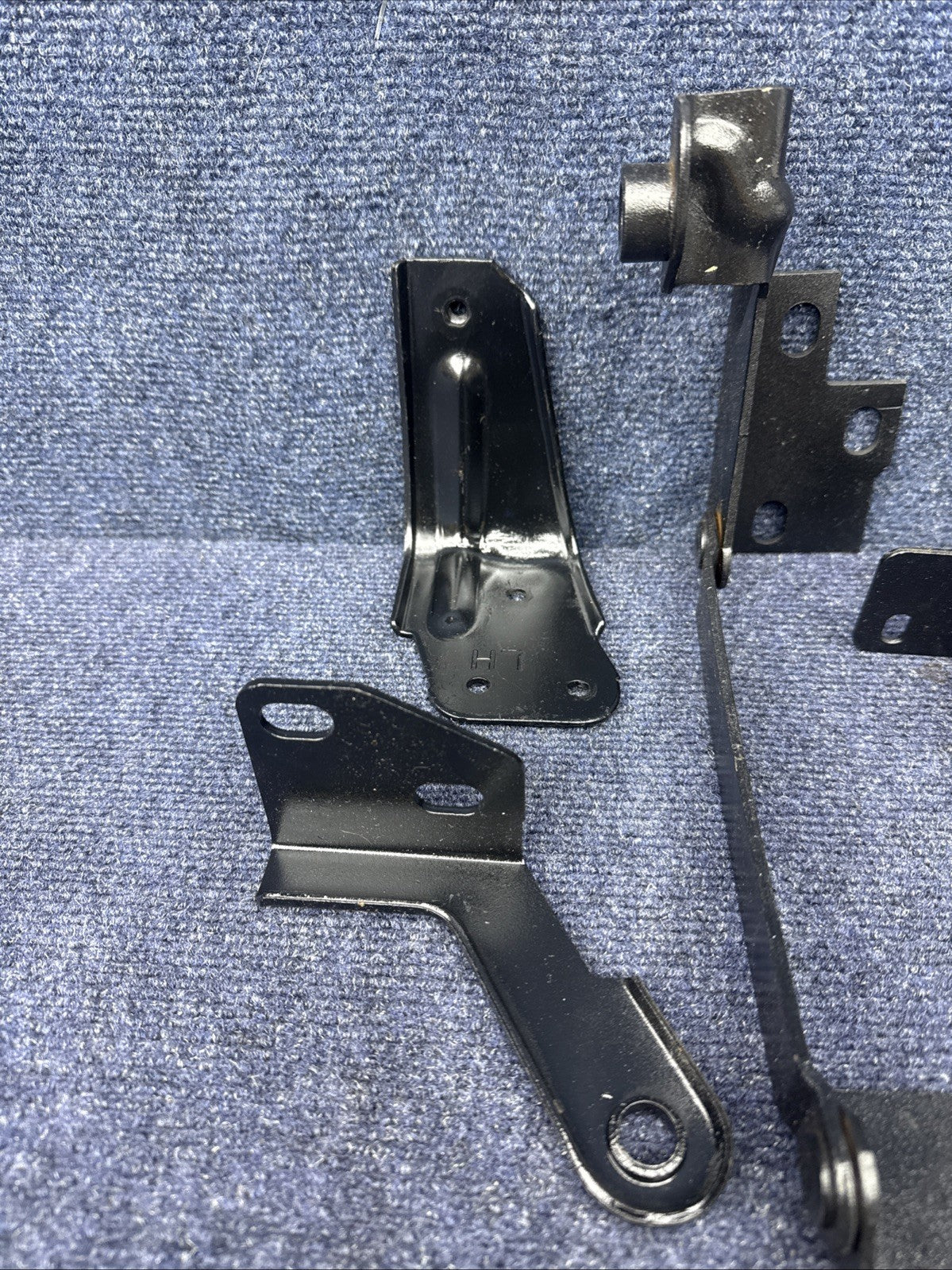 87-93 Ford Mustang Complete Rear Seat Mounting Brackets w/ Bolts Hardware GT LX