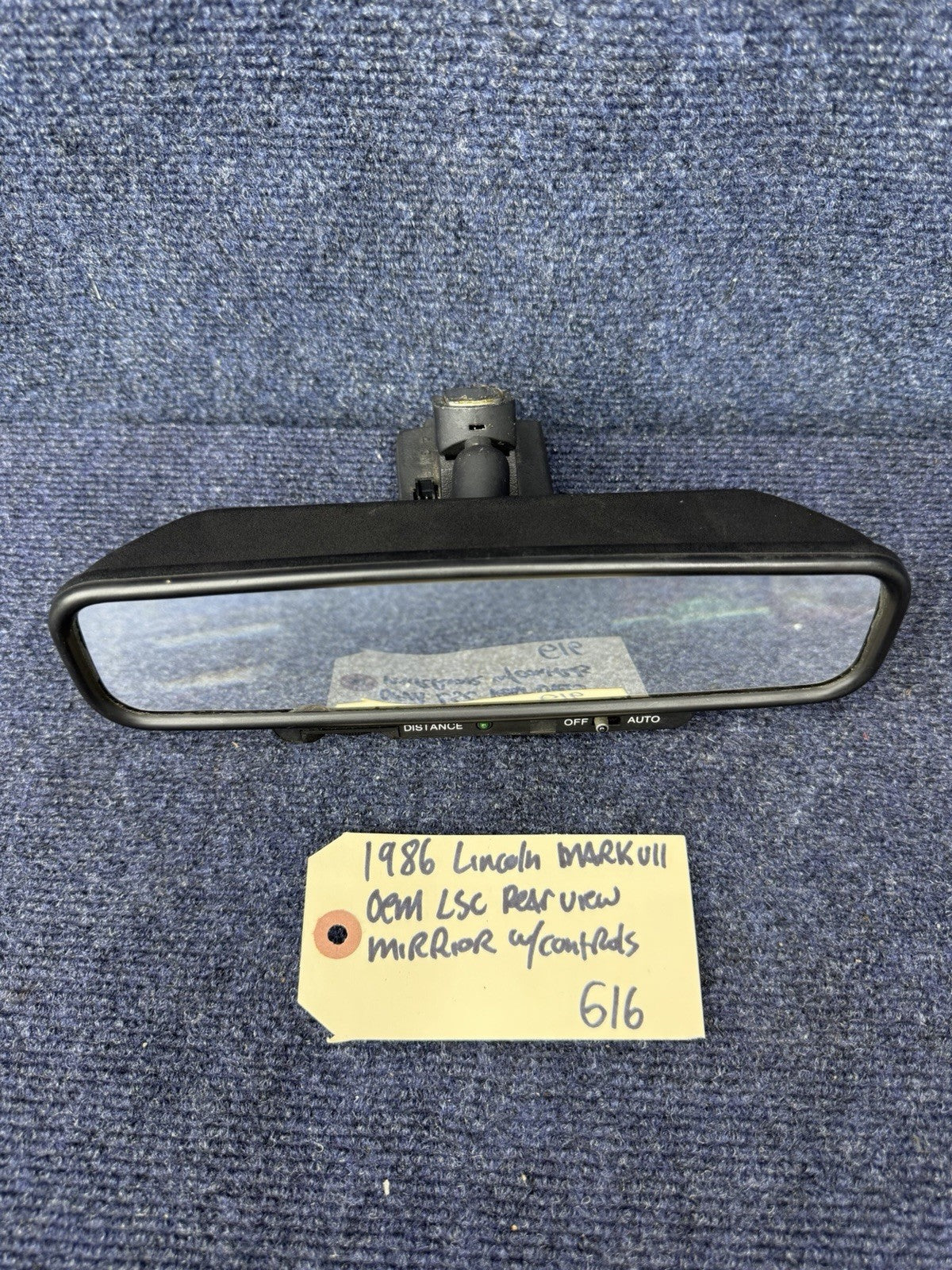 1992 Ford LINCOLN MARK  VII Lsc INTERIOR REAR VIEW MIRROR Own Factory 84-92