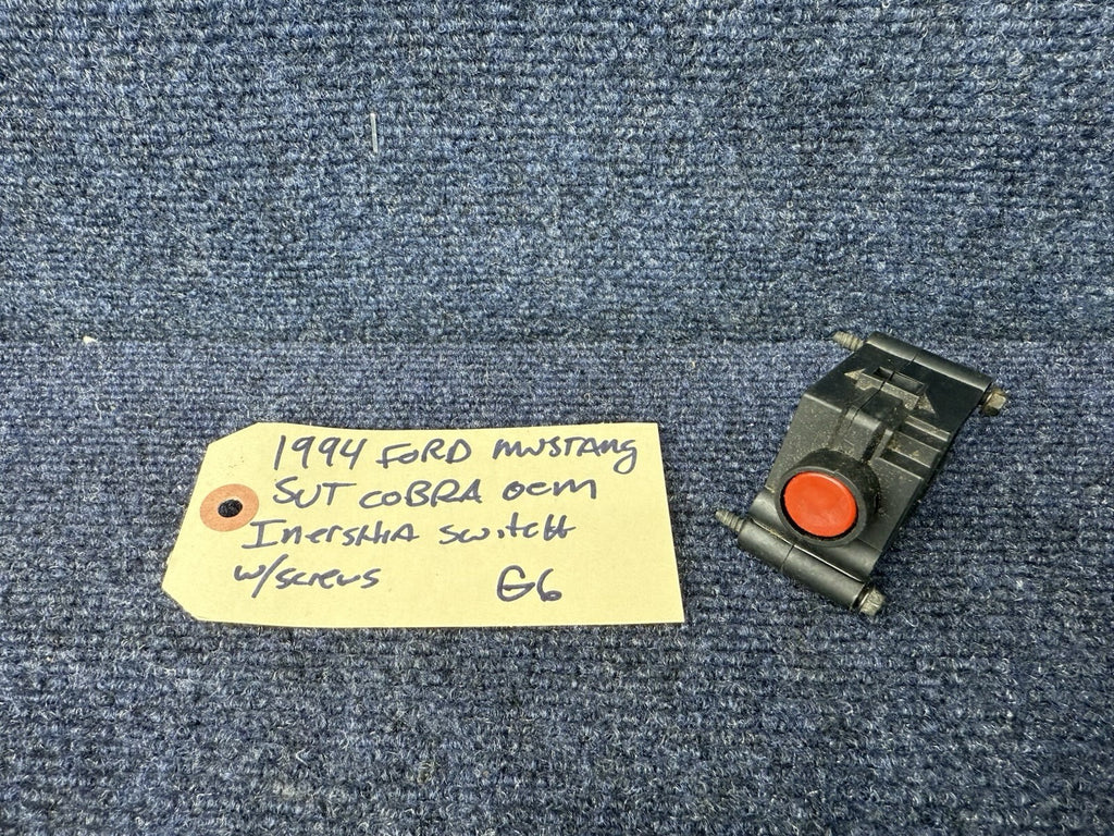 1994 1995 FORD Mustang Svt Cobra OEM INERTIA FUEL PUMP EMERGENCY SHUT OFF SWITCH