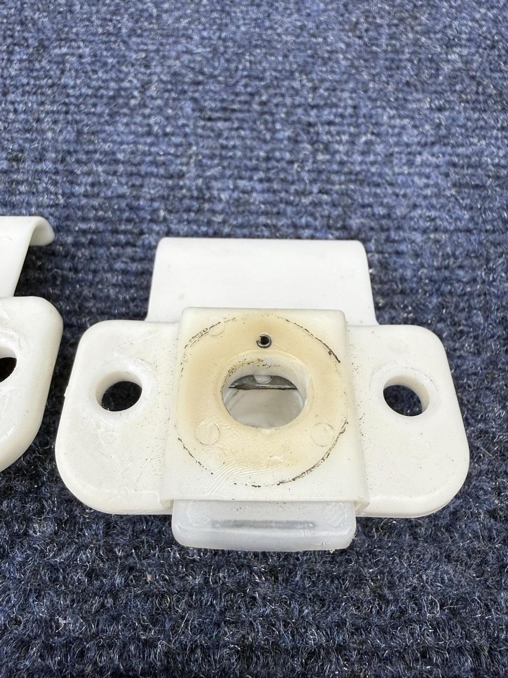 1994-1998 Ford Mustang Lower Rear Seat Retainers Brackets Hardware OEM Factory