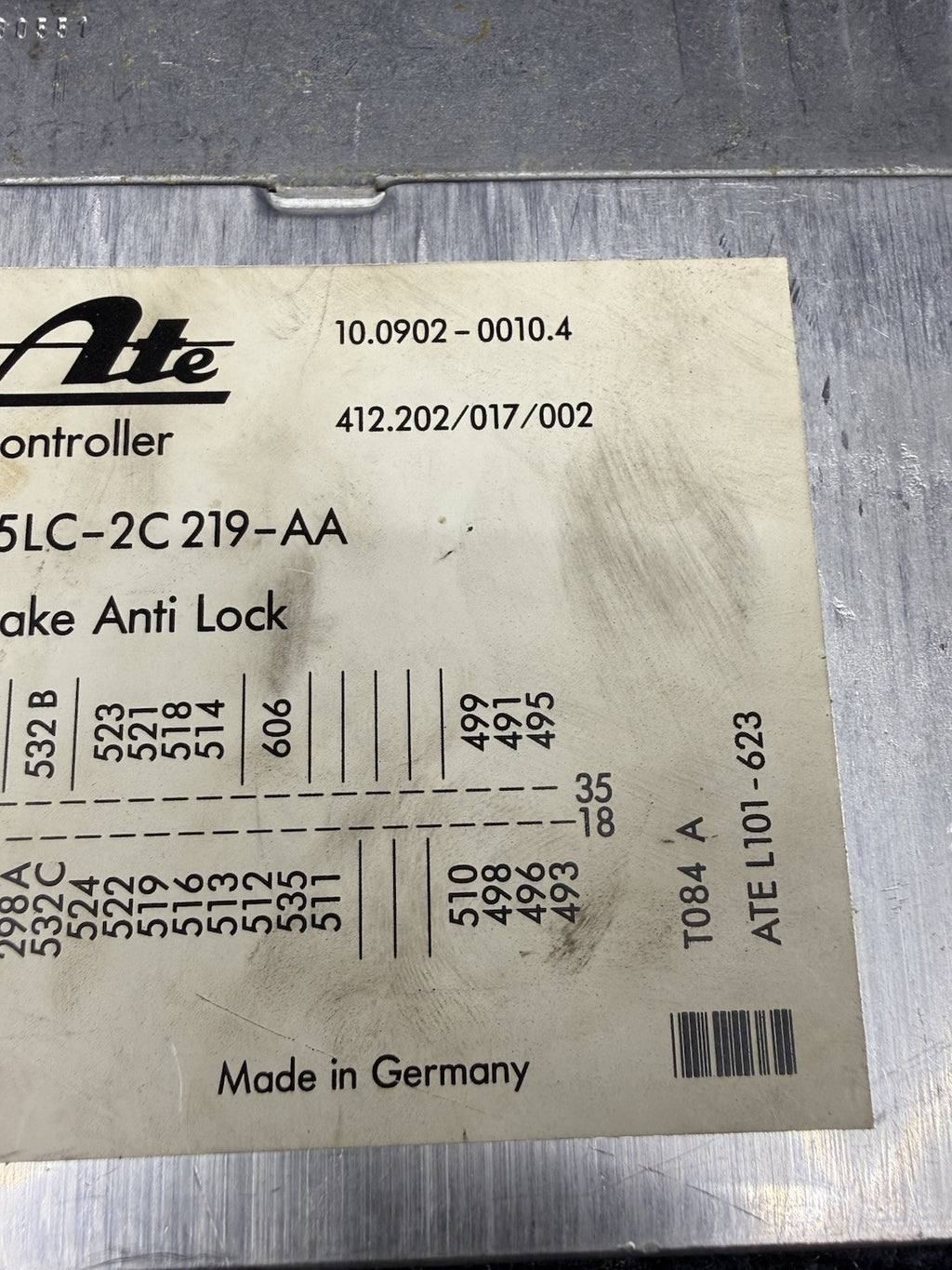 E5LC-2C219-AA anti lock control module computer 1985-1987 Lincoln Mark VII Oem