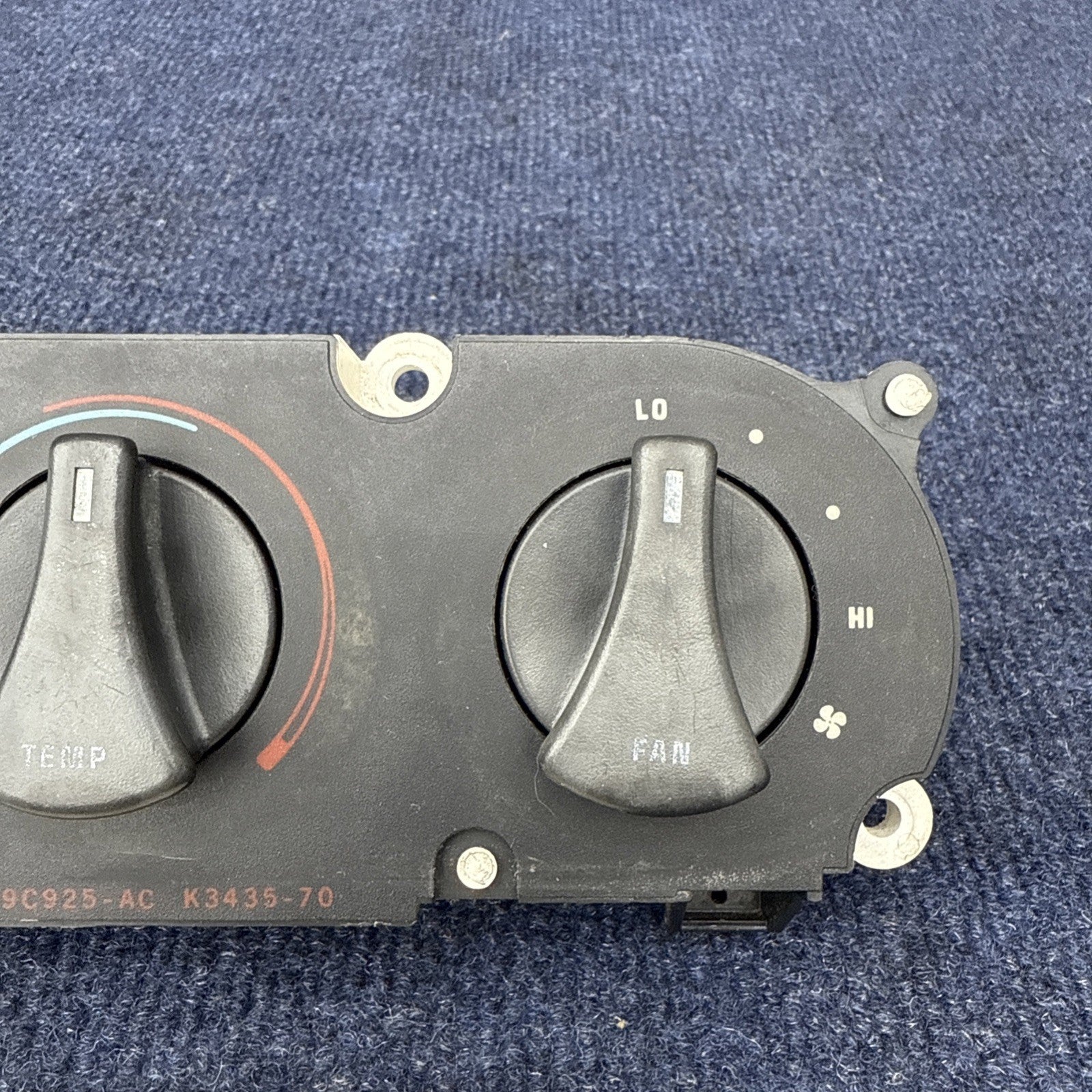 1987-1989 Ford Mustang Heater  A/C Climate Control OEM Foxbody E6DH-19C925-AC