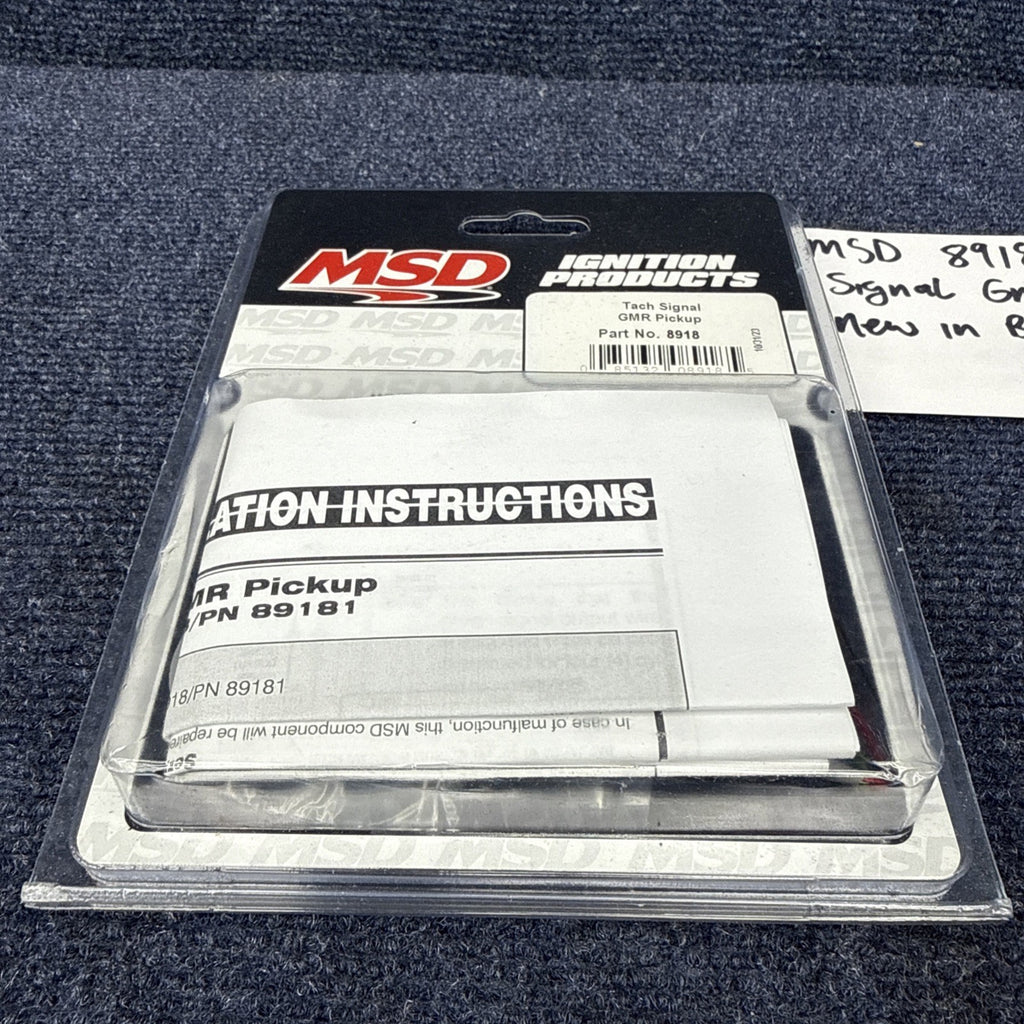 8918 MSD Tach Signal GMR Pickup Ignition Products 89181 New In Box