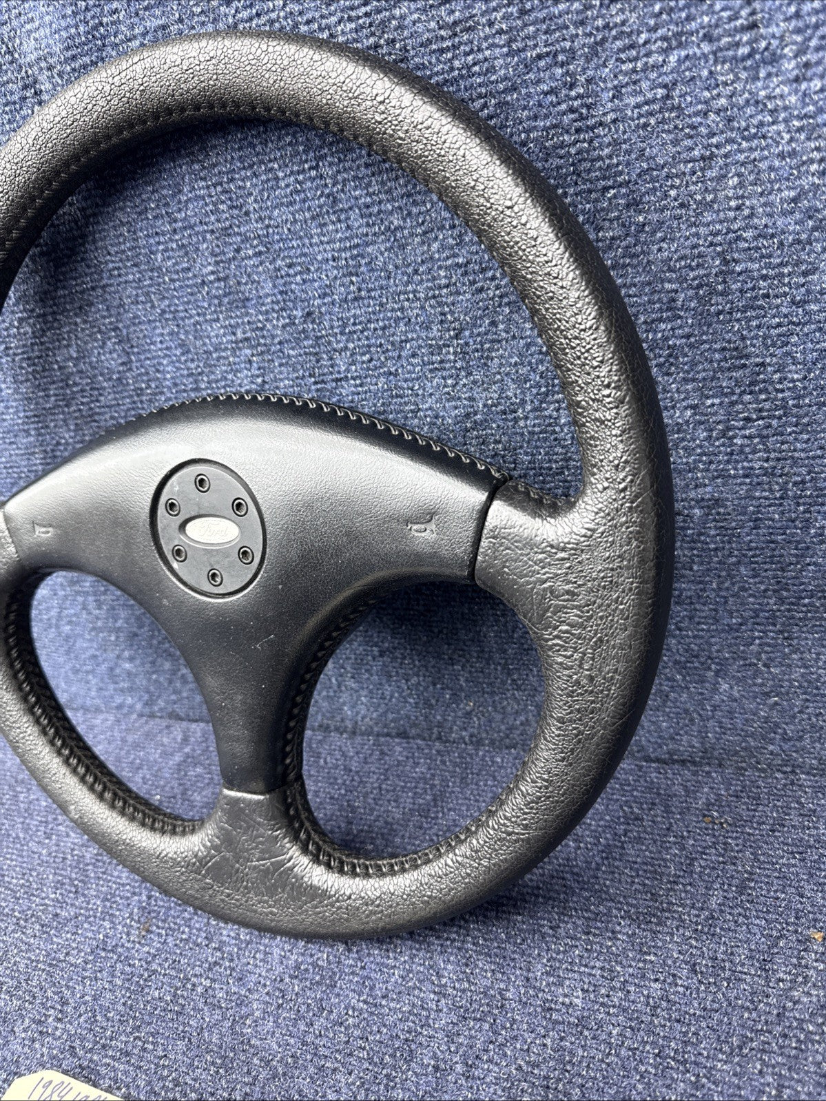 1984 85 86 ford mustang GT350 SVO factory leather steering wheel OEM Ford MINT