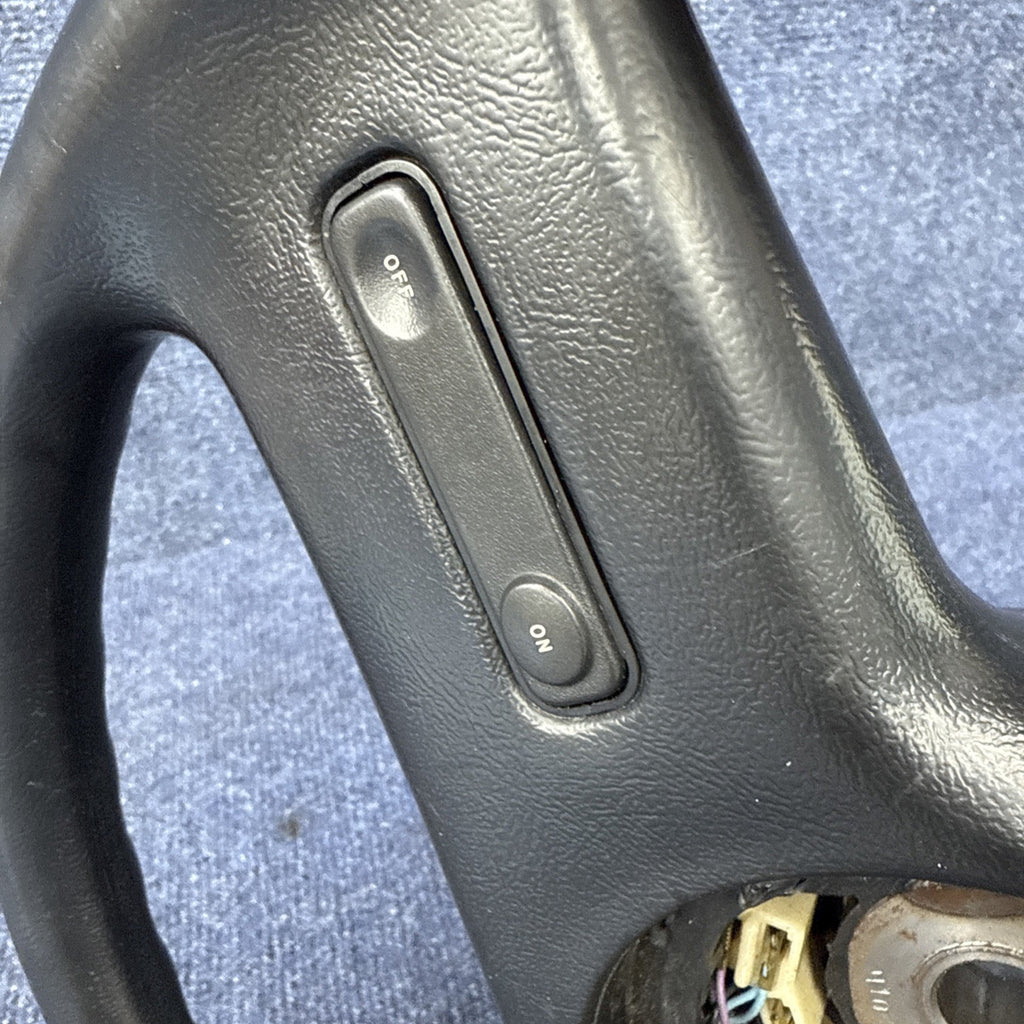 1985  1986 Ford Mustang Steering Wheel 2 Spoke Cruise Control OEM Factory Nice