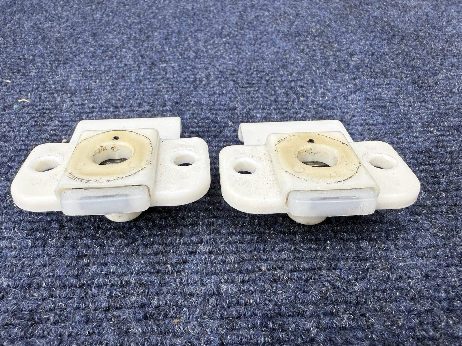 1994-1998 Ford Mustang Lower Rear Seat Retainers Brackets Hardware OEM Factory