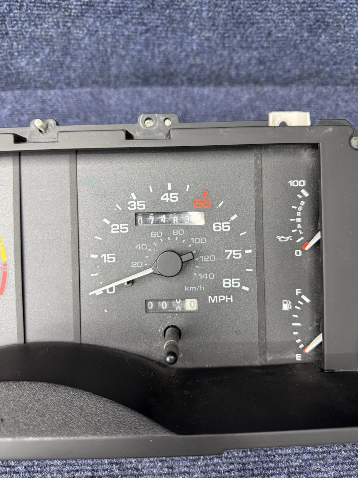 1987-1989 MUSTANG V8 85MPH 6k Rpm GAUGE INSTRUMENT CLUSTER FORD Oem Gt Lx Anti