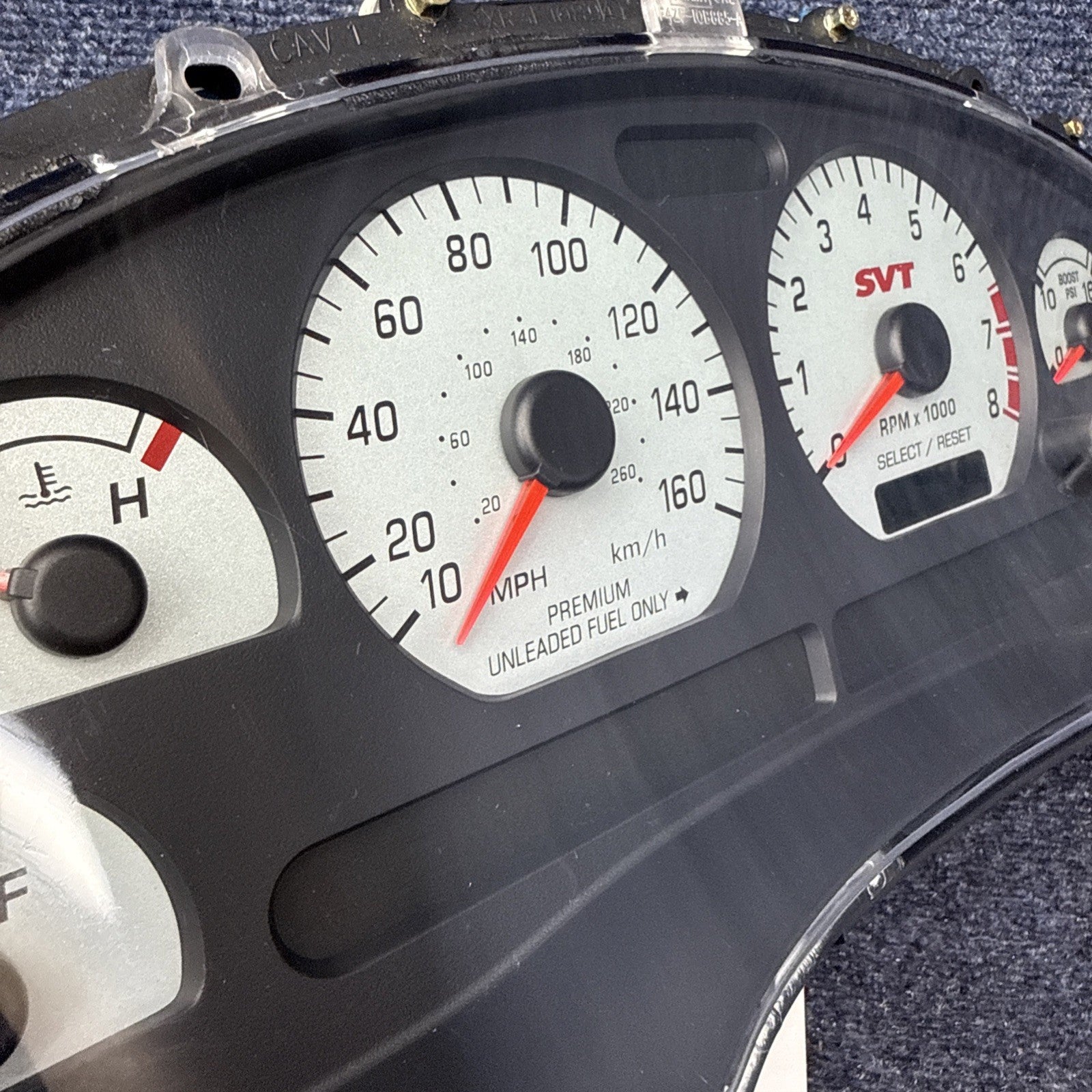 03-04 Mustang Cobra Instrument Cluster 160 Mph Speedometer Gauges 39k Miles Nice