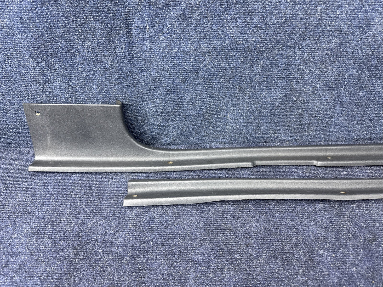 1984-1989 Lincoln Mark VII Door Sill Trim Panel PAIR LH RH OEM GREY LSC