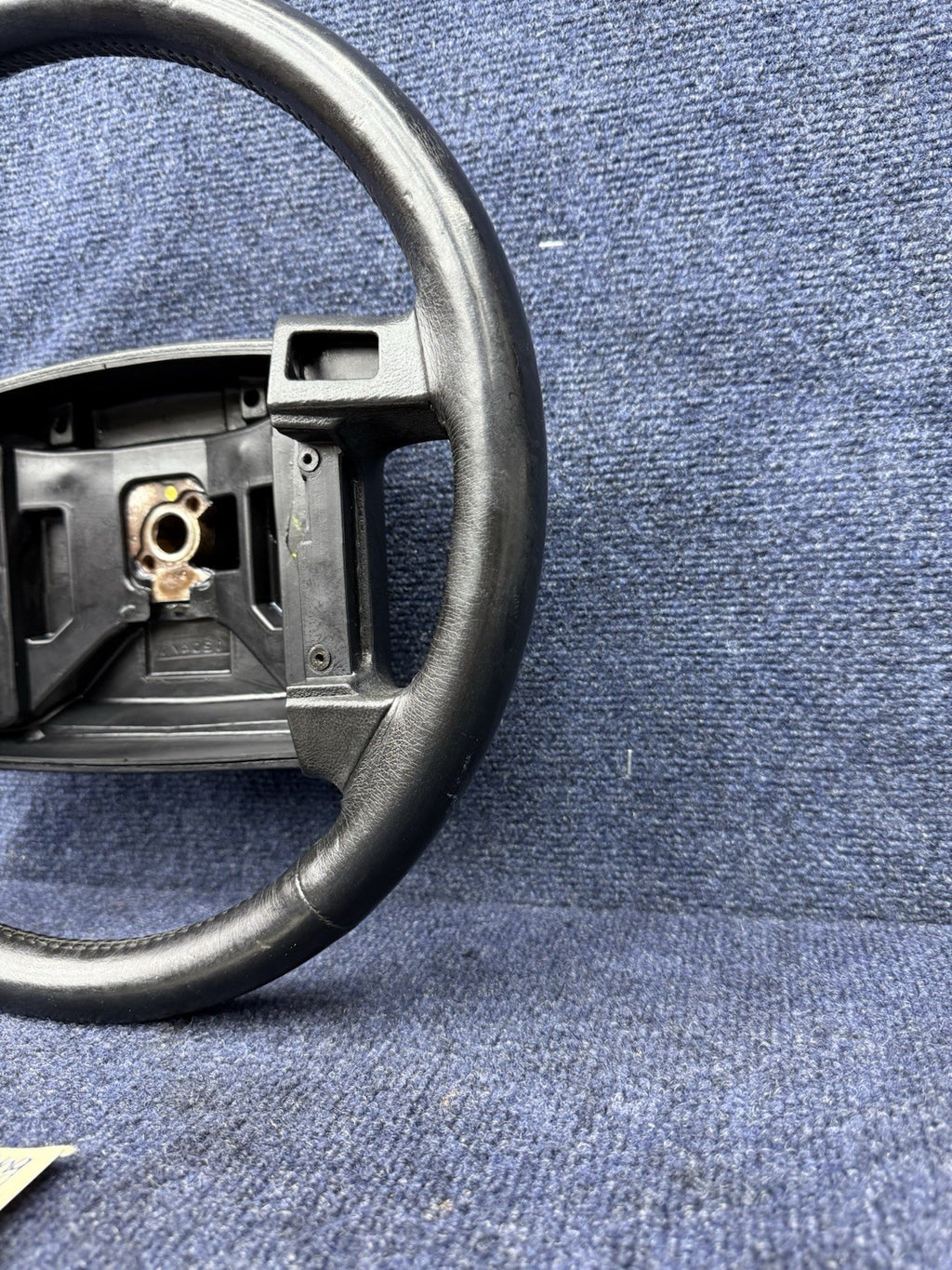 90-93 Ford Mustang Black Steering Wheel Leather  Factory OEM Coupe Hatch Stock