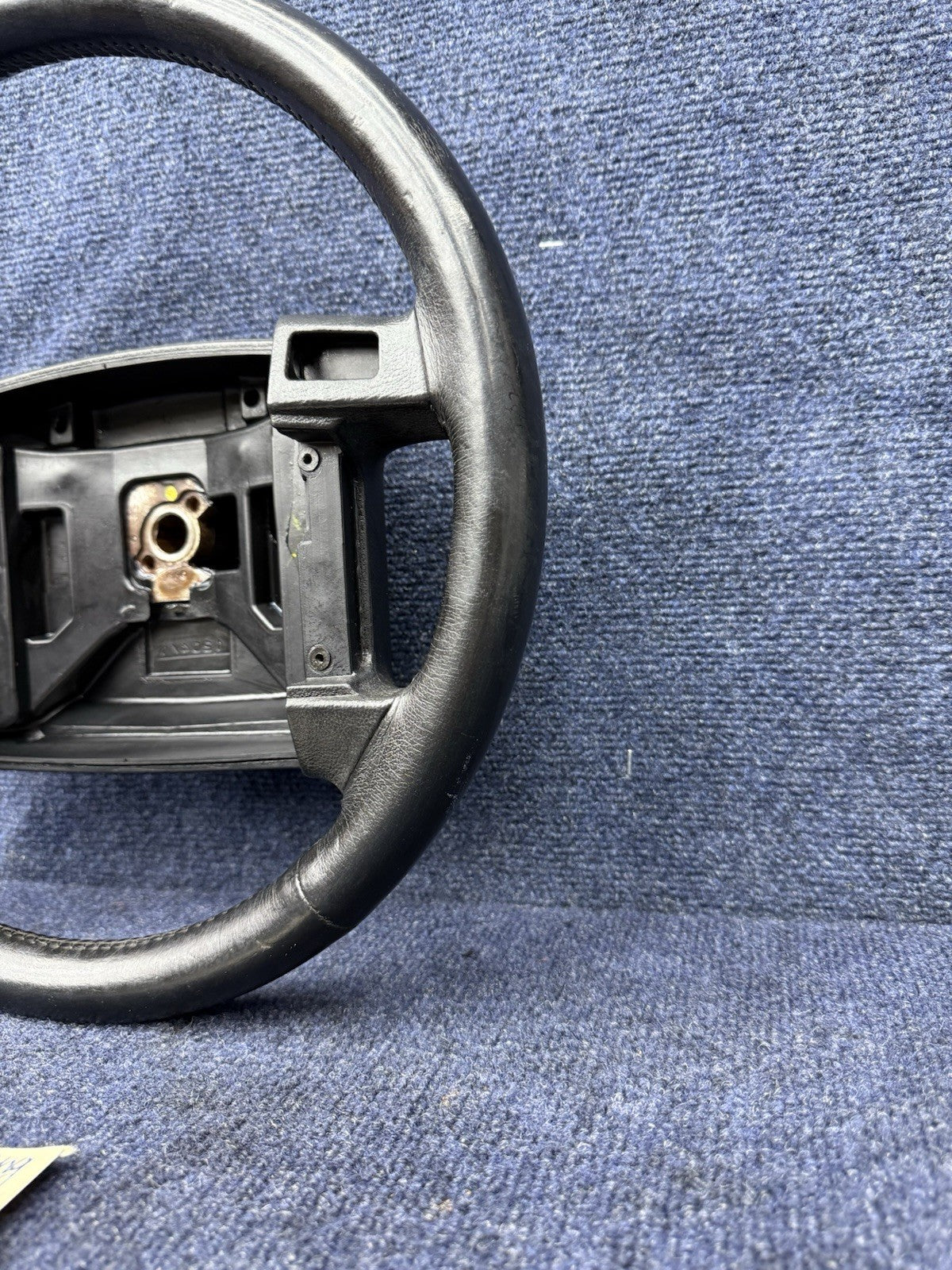 90-93 Ford Mustang Black Steering Wheel Leather  Factory OEM Coupe Hatch Stock