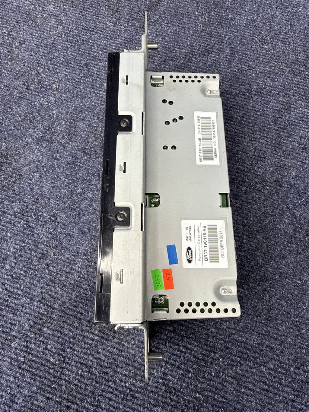 2011–2014 FORD MUSTANG DASH RADIO INFORMATION DISPLAY SCREEN BR3T-19C116-AB OEM