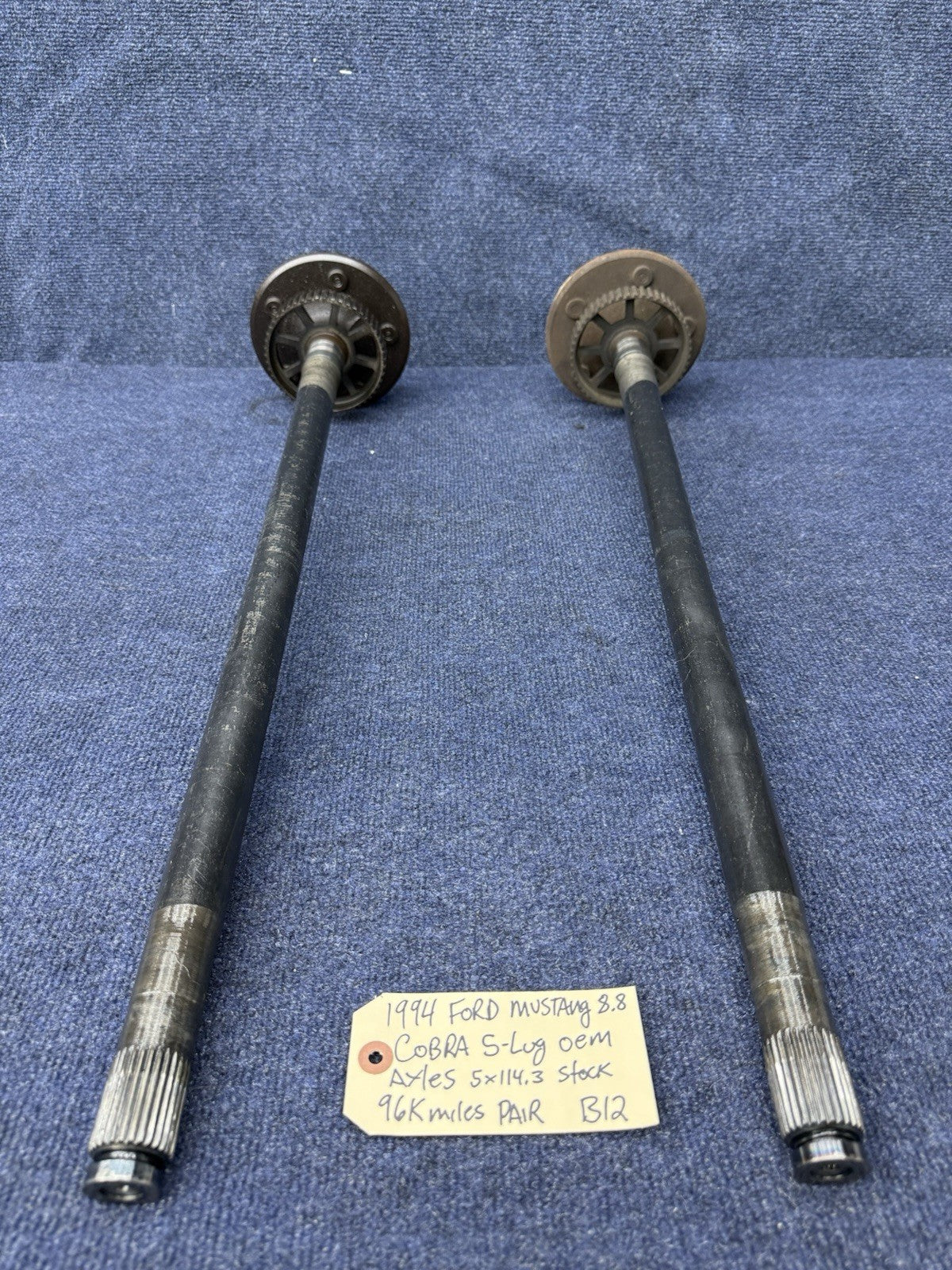 5 Lug Rear Axle Shaft OEM FORD V8 5.0 1994 - 1998 8.8  Mustang Pair 5x114.3 Sn95