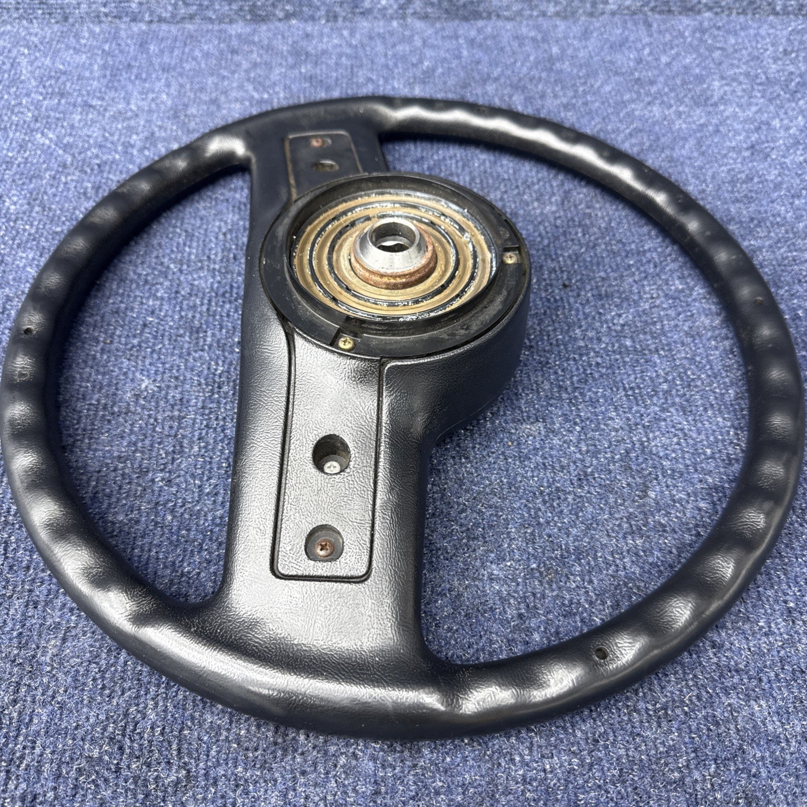 1985  1986 Ford Mustang Steering Wheel 2 Spoke Cruise Control OEM Factory Nice