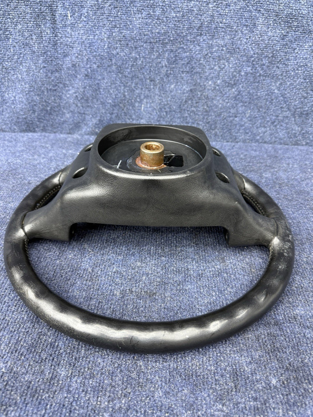 90-93 Ford Mustang Black Steering Wheel Leather  Factory OEM Coupe Hatch Stock