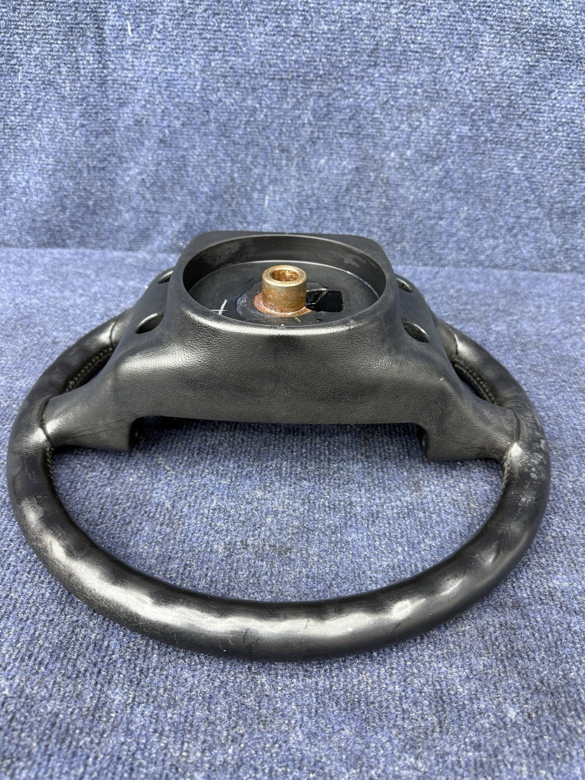 90-93 Ford Mustang Black Steering Wheel Leather  Factory OEM Coupe Hatch Stock
