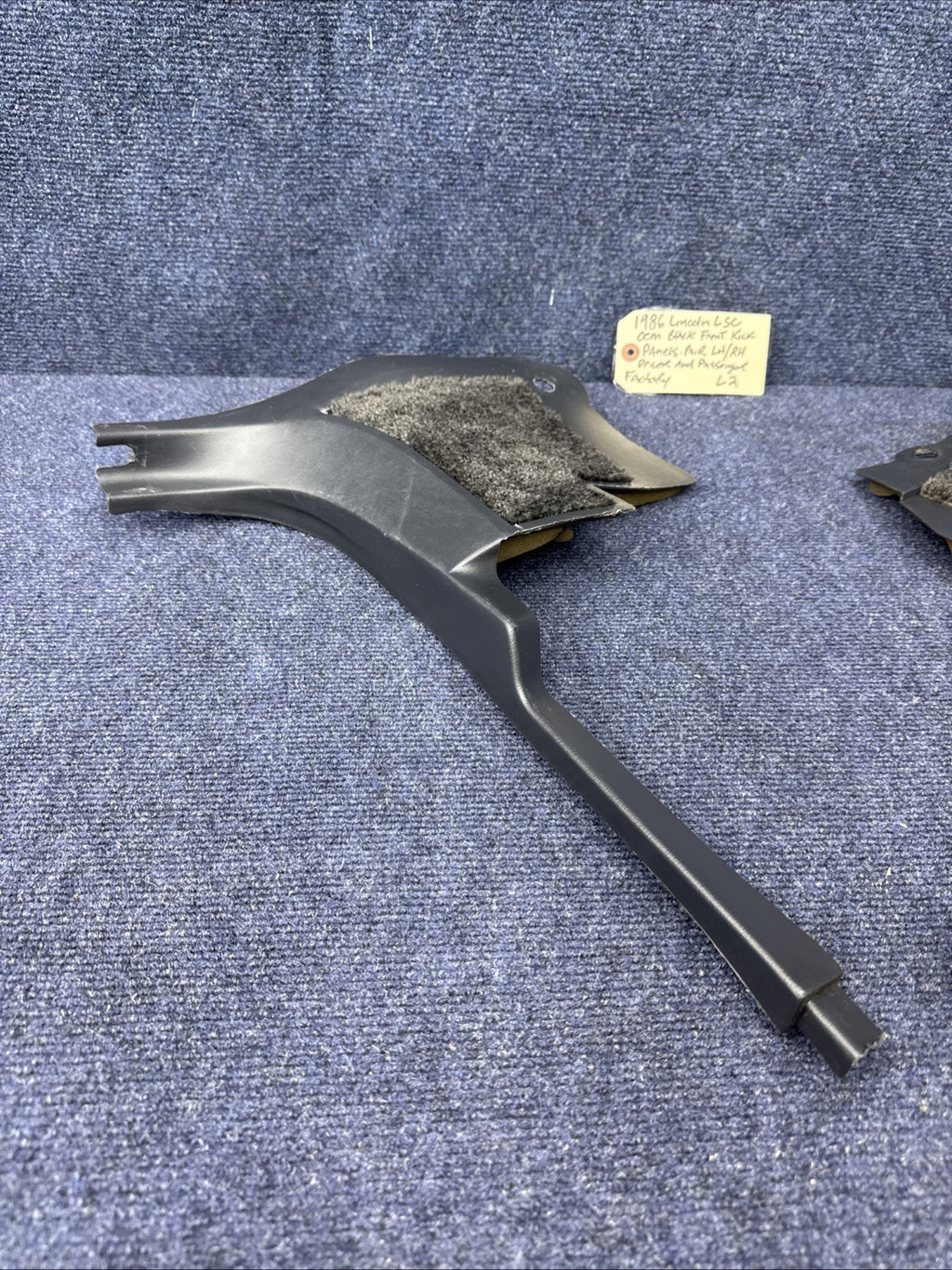 1984-1989 Lincoln Mark Vii Lsc Kick Panels Trim Cover Pair Black Oem mercury OEM