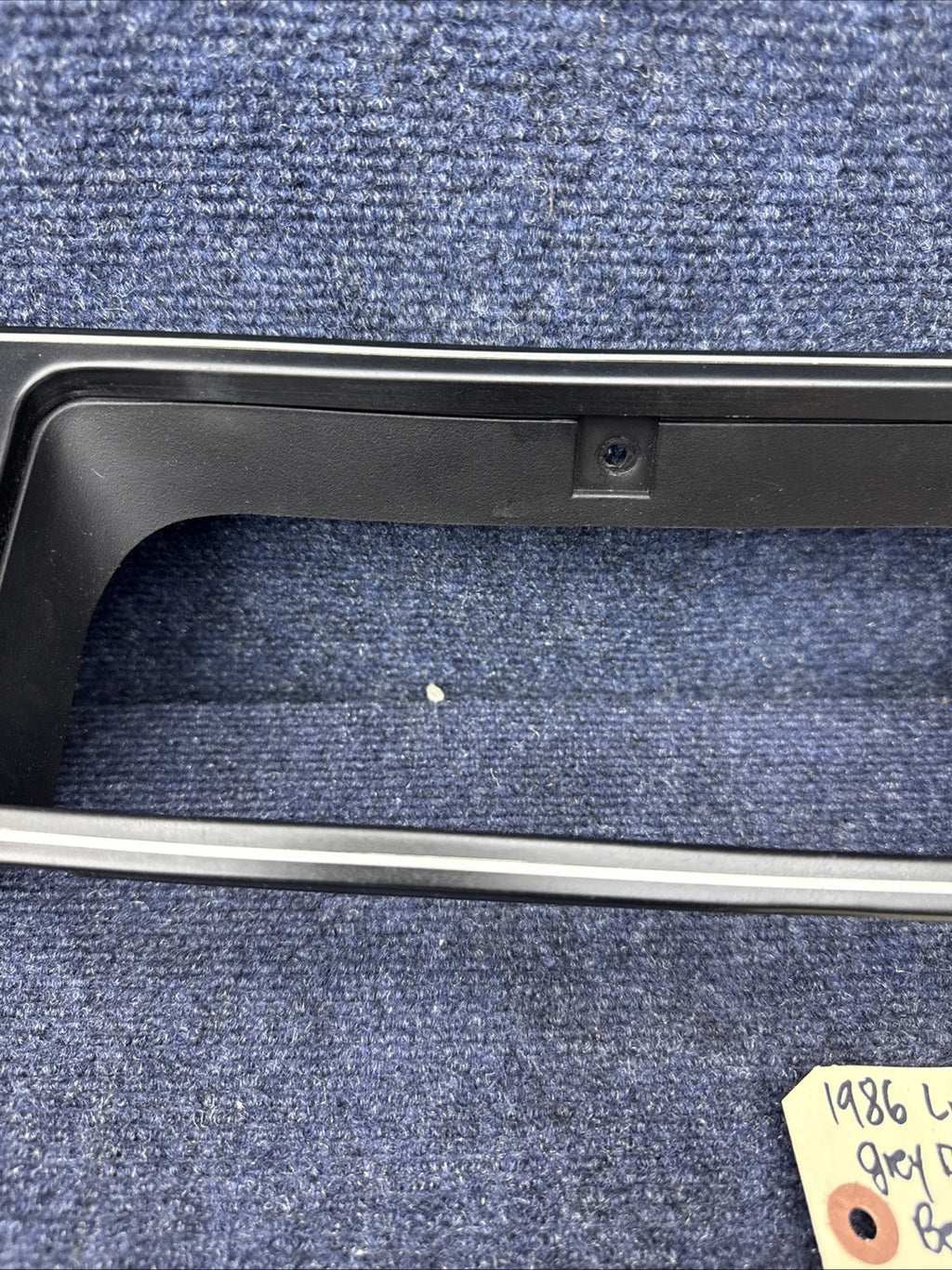 1984-1989 Lincoln MK Vii LSC Gray Dash Instrument Cluster Bezel Trim OEM Factory