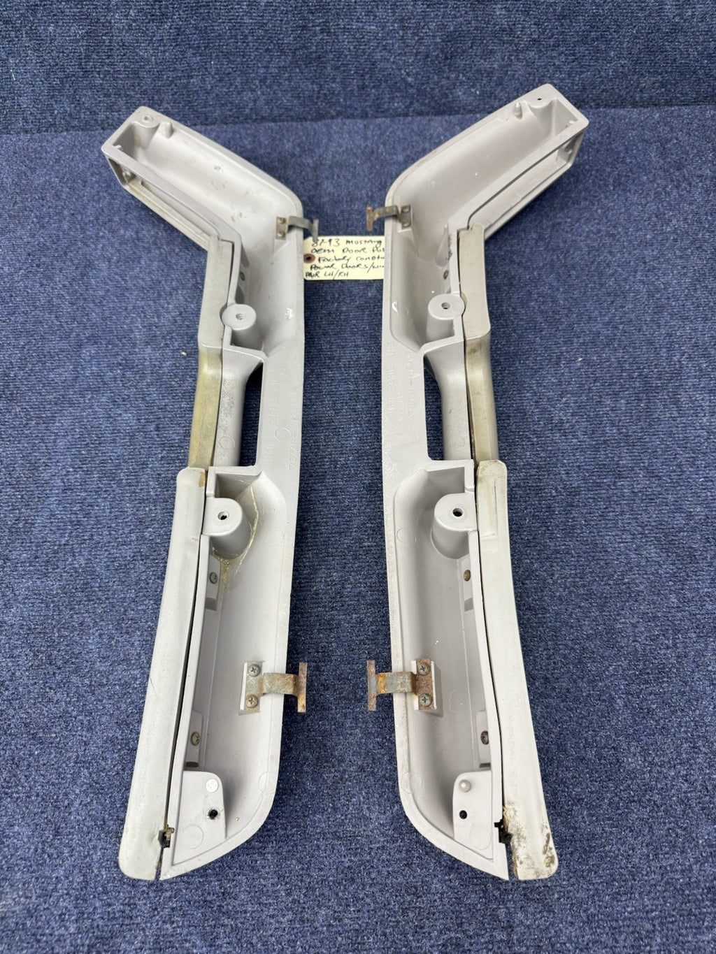 87-93 Ford Fox Body Mustang Gray Door Handle Pull Armrest 1987-1993 5.0L OEM