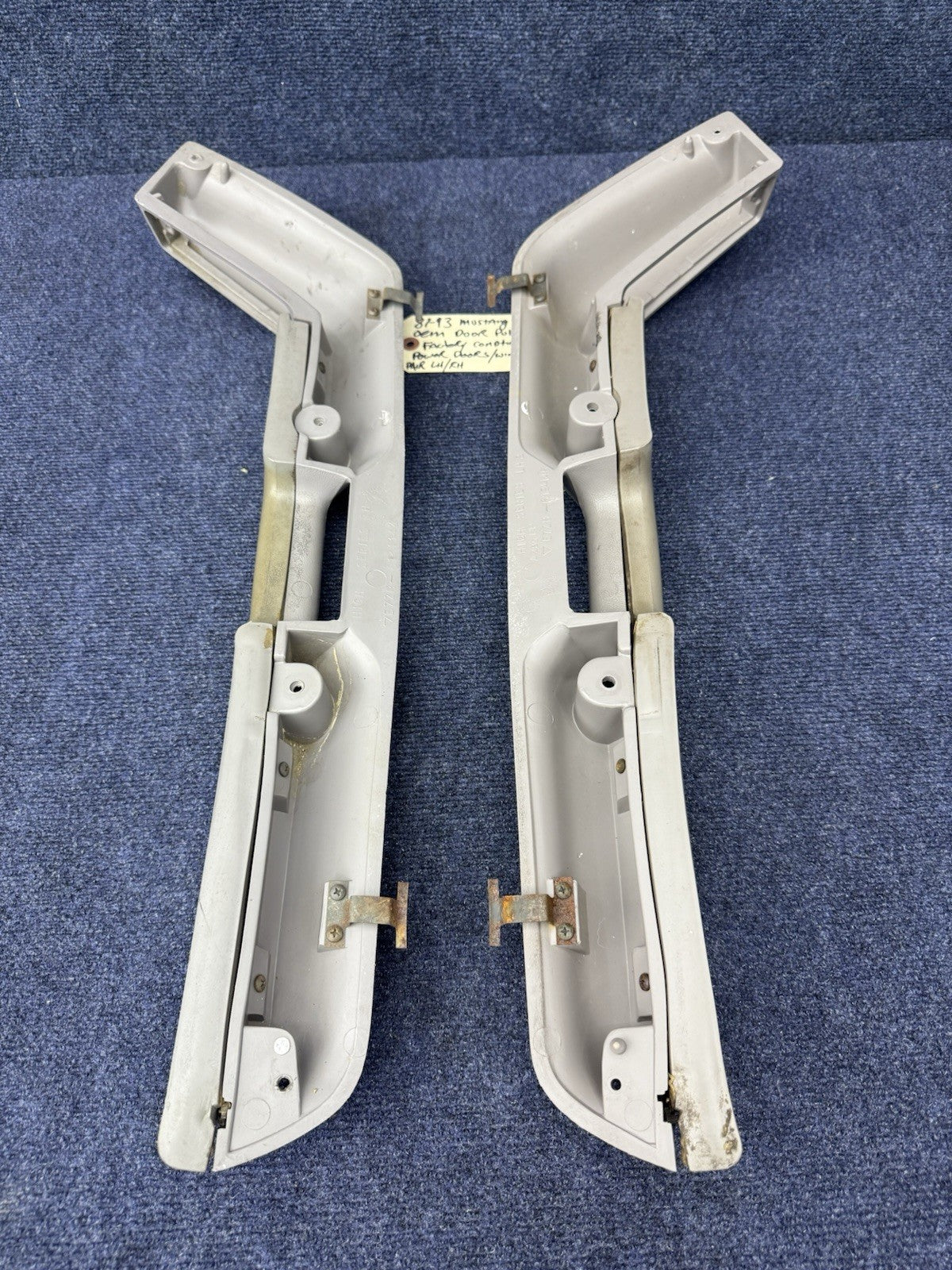 87-93 Ford Fox Body Mustang Gray Door Handle Pull Armrest 1987-1993 5.0L OEM