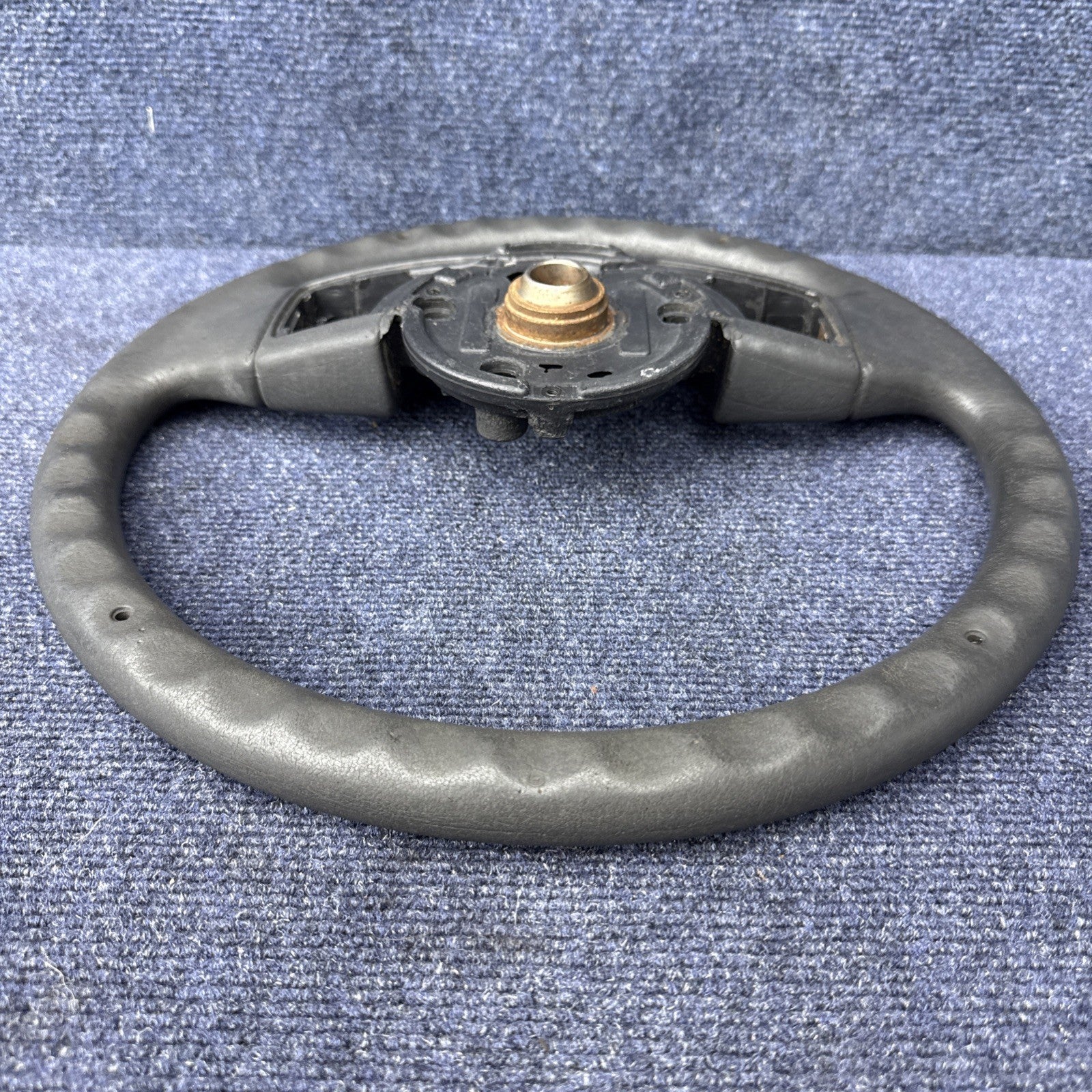 1987-1989 FORD MUSTANG BLACK STEERING WHEEL 87 88 89 OEM GT LX 2 Spoke Factory