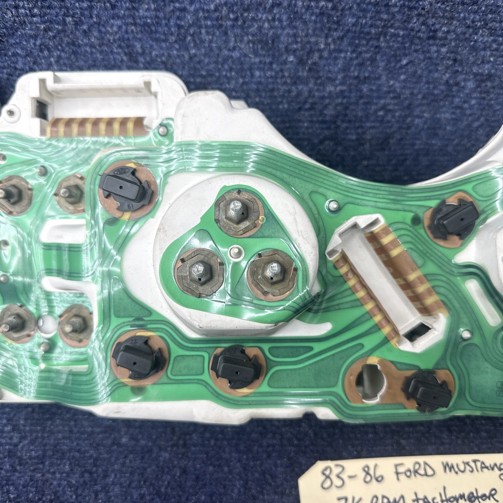 83 84 1985 1986 Ford Mustang Gauge Cluster 7k Tachometer Speedometer Tach OEM Gt