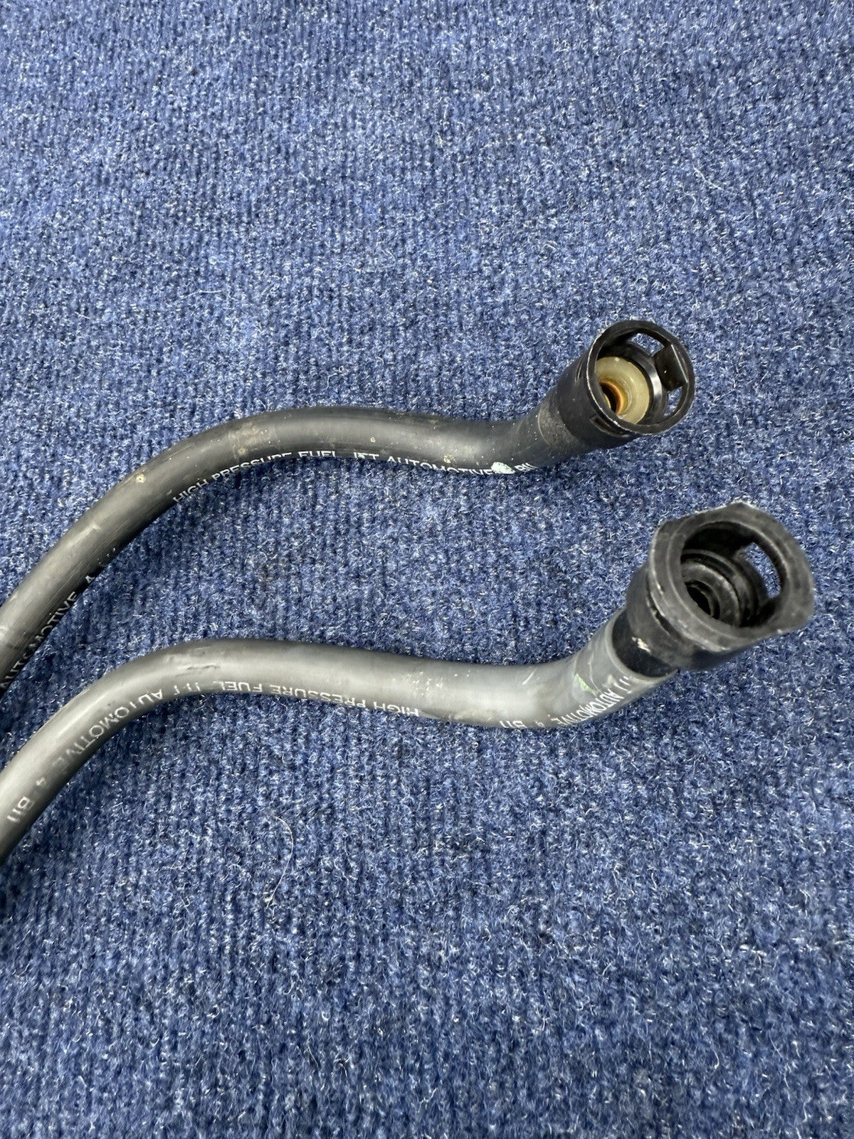 94-95 Mustang 5.0L Motor Engine Fuel Feed Return Lines Hoses Pair 2x Factory OEM
