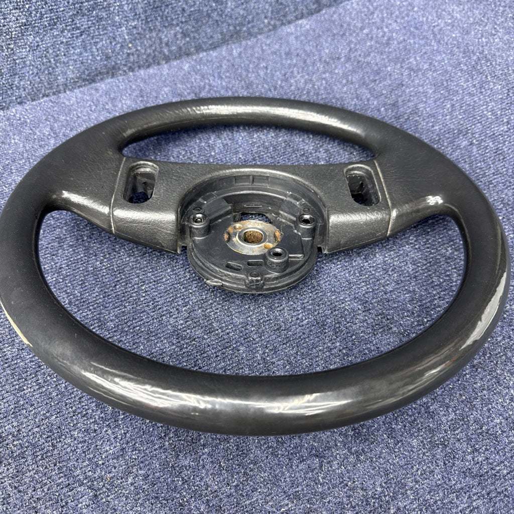 1987-1989 FORD MUSTANG BLACK STEERING WHEEL 87 88 89 OEM GT LX 2 Spoke Factory