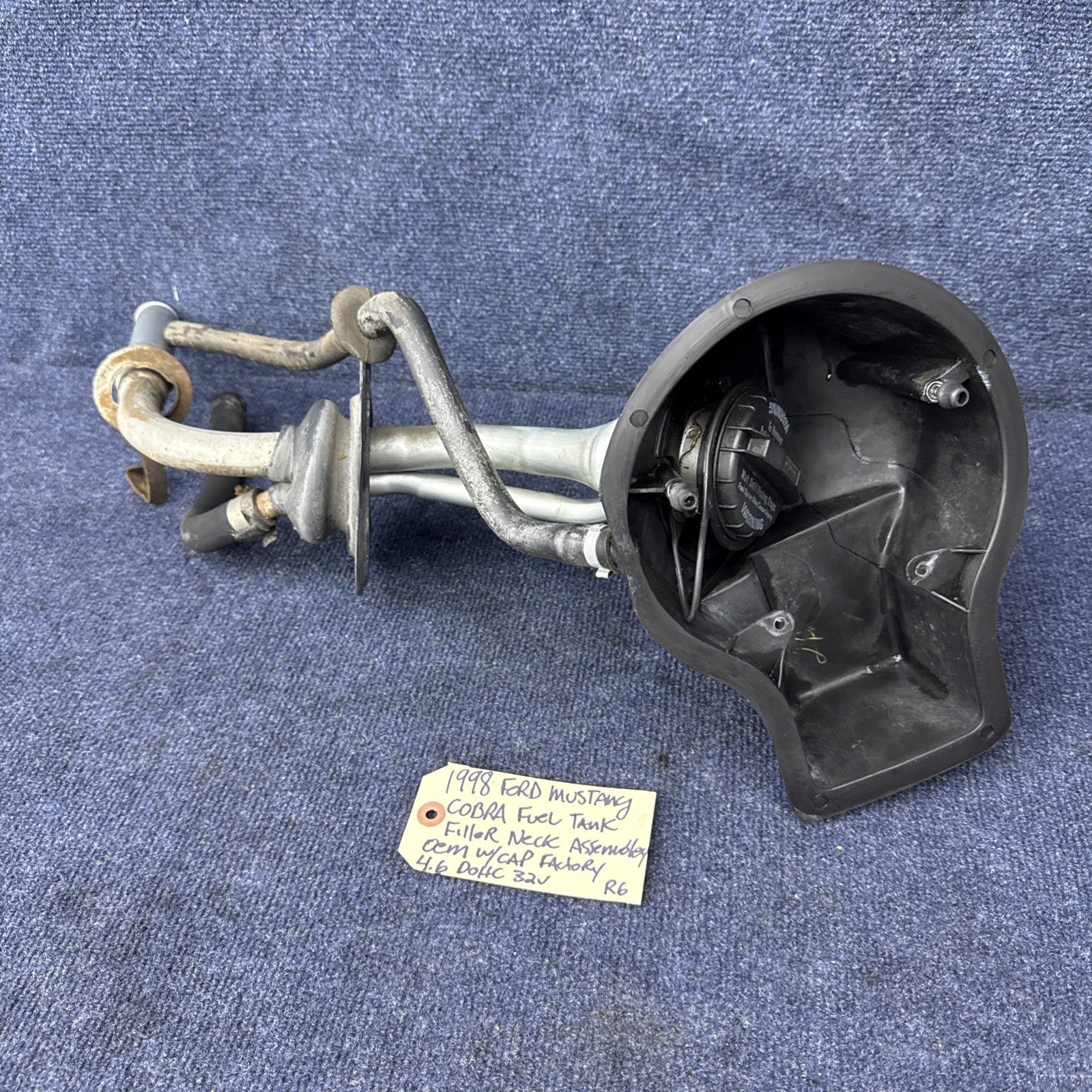 1998 FORD MUSTANG Svt COBRA FUEL FILLER NECK PIPE 4.6 OEM Factory Assembly Gt