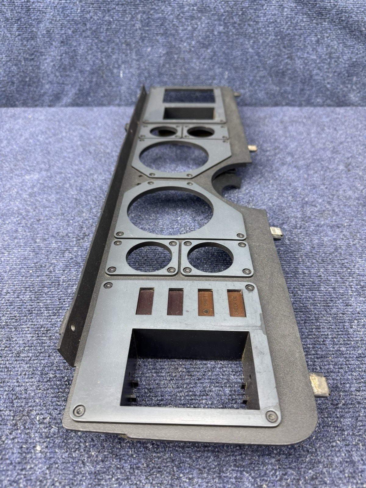 1985 1986 Ford Mustang Gt Grey Black Instrument Gauge Cluster Dash Trim Bezel