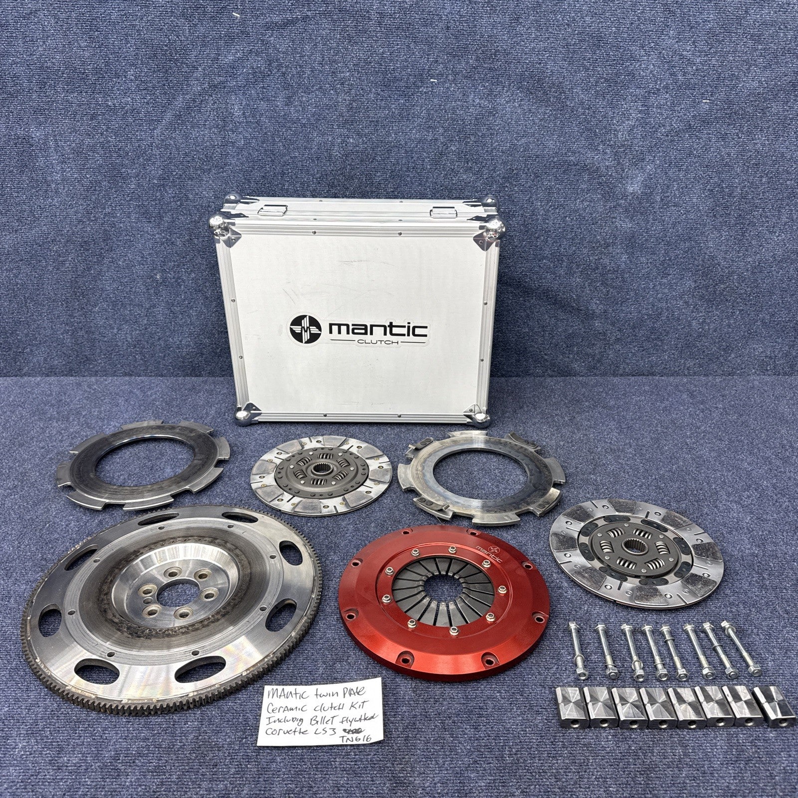 Mantic Twin Plate Ceramic Clutch Kit incl. Billet Flywheel For Corvette LS3