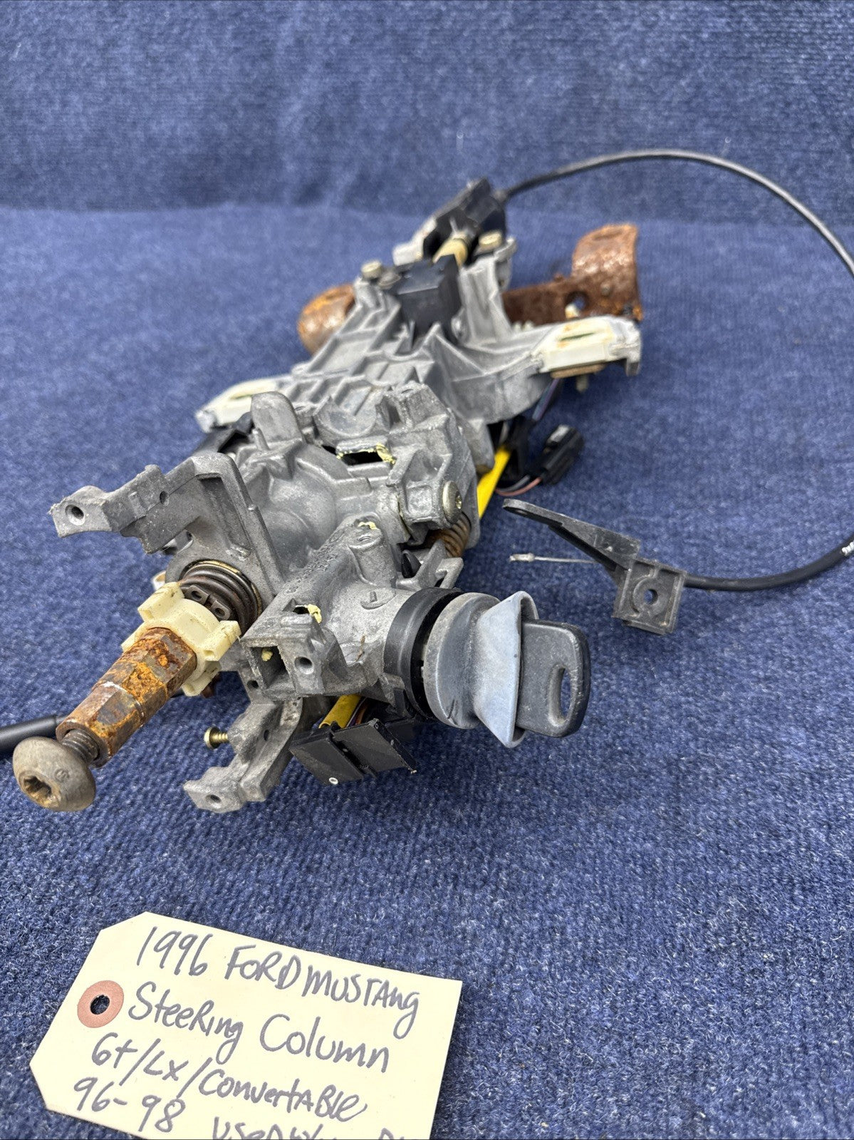 1996 97 98 OEM FORD MUSTANG STEERING COLUMN HOUSING  TILT COLUMN