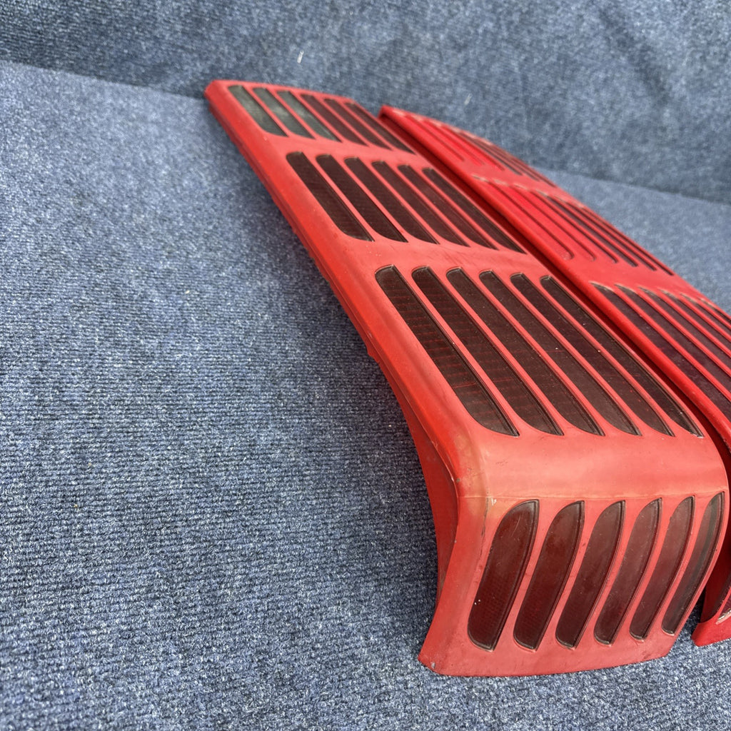 87-93 Ford Mustang GT Tail Light Lens OEM Stock 5.0L LH & Rh Pair Cheese Grader