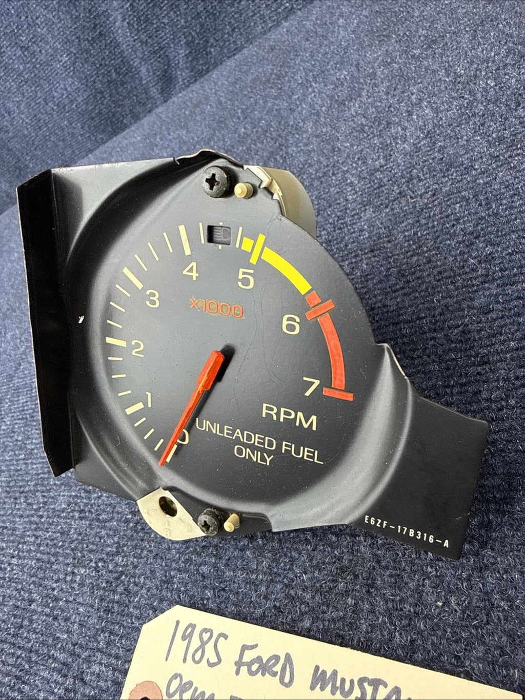 1983-1986 Ford Mustang GT 7K Gauge Cluster Tachometer Tach 83 84 85 86 OEM Lx V8