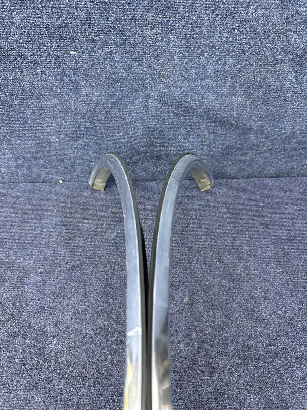 1984-1992 LINCOLN  MARK VII 7 LSC FRONT  Pair LH Rh  Set WHEEL FENDER CHROME OEM