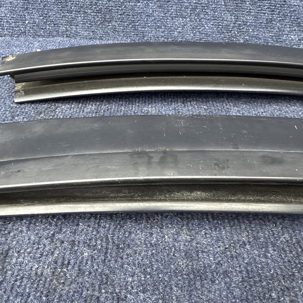 83-93 Mustang RH & LH Convertible Quarter Window Trim Guide Rear OEM 1987-1993