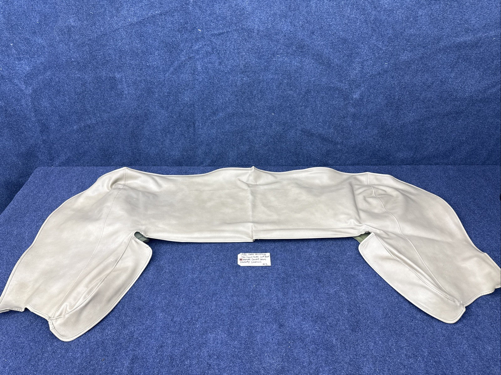 1983-1989 Ford Mustang Convertible Top Boot Tan Cover Parade OEM Original Vert