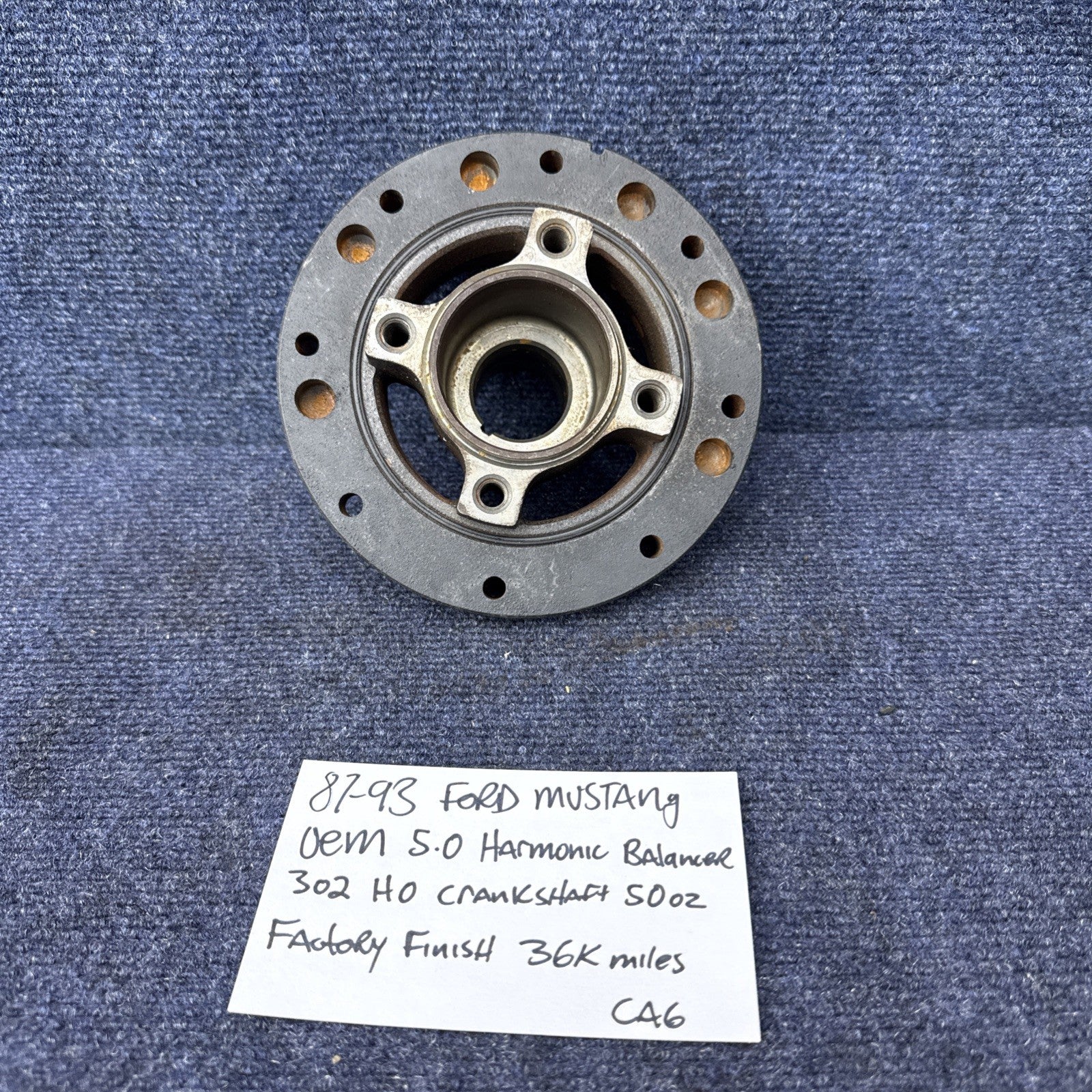 87-93 Ford Mustang Harmonic Balancer 302 HO Crankshaft Factory 50 oz OEM V8 5.0L