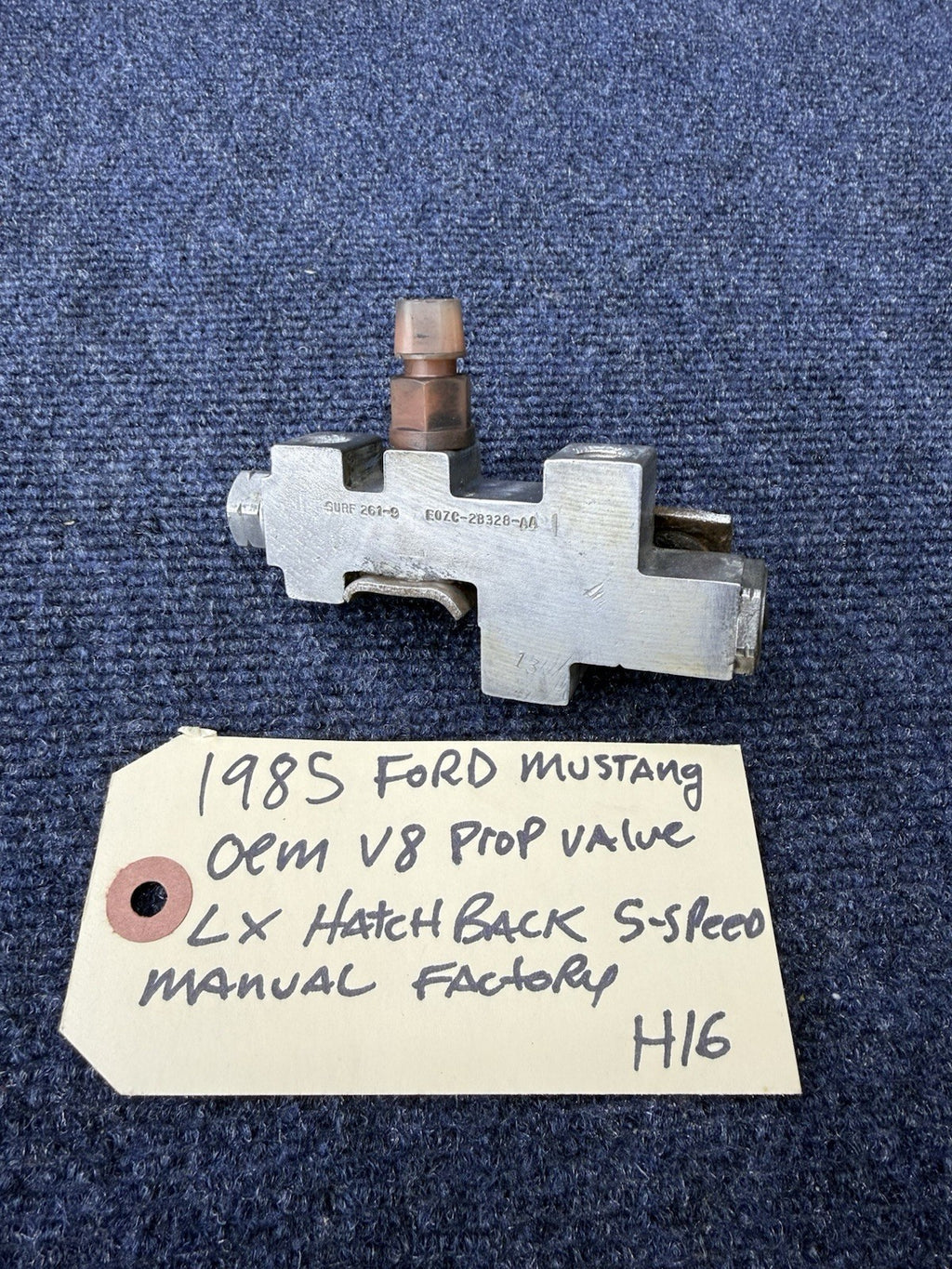 1980-1986 OEM MUSTANG GT DISC BRAKE DISTRIBUTION BLOCK AND PROPORTIONING VALVE