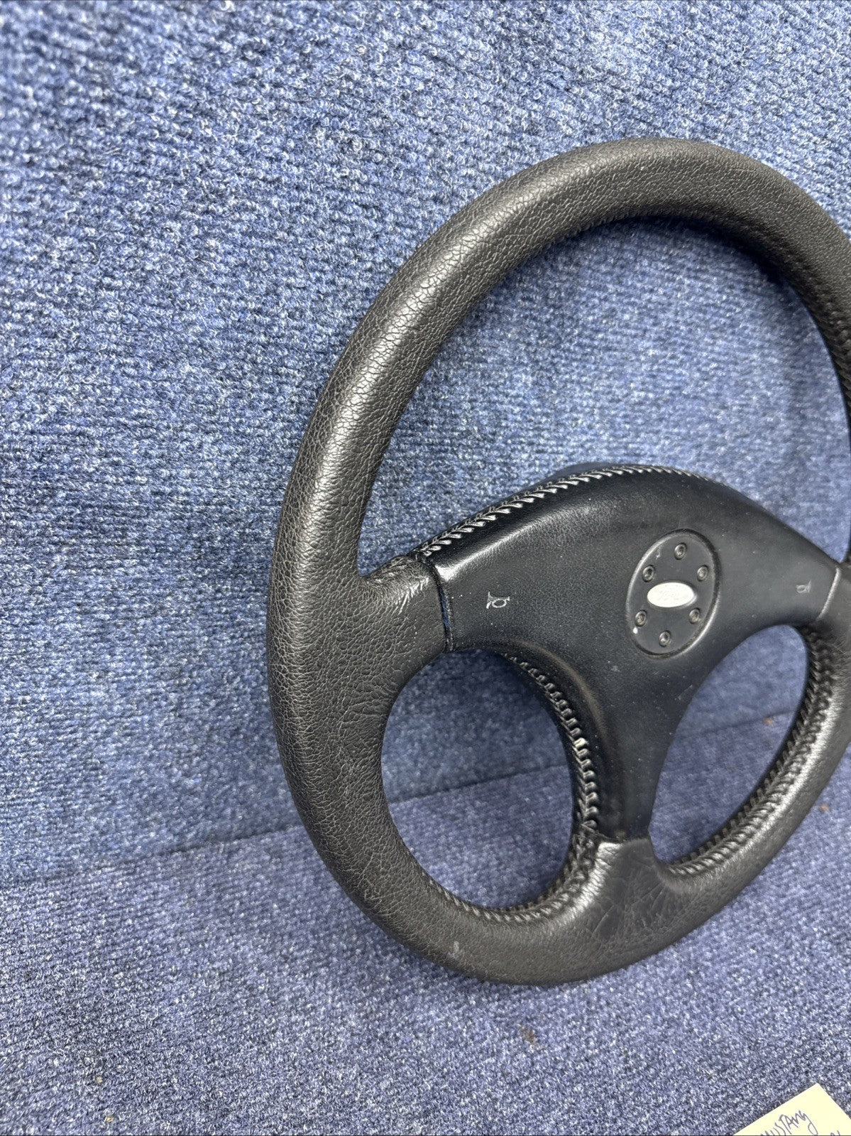 1984 85 86 ford mustang GT350 SVO factory leather steering wheel OEM Ford MINT