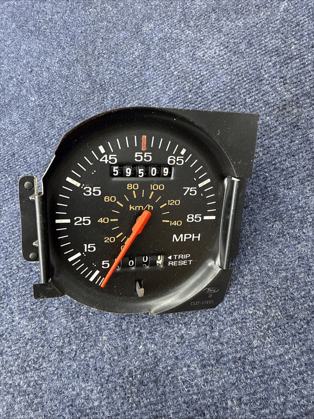 1983-1986 Ford Mustang 85mph Speedometer Gauge for Restoration or New Overlay