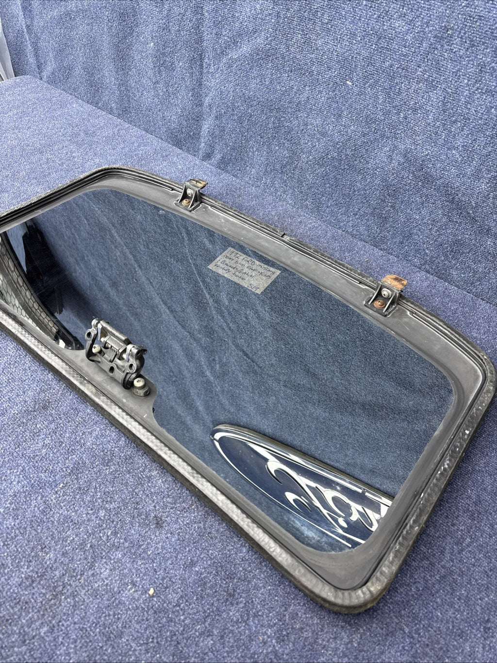 1979-1993 FORD MUSTANG SUNROOF GLASS CARLITE ORIGINAL Factory OEM With Latch