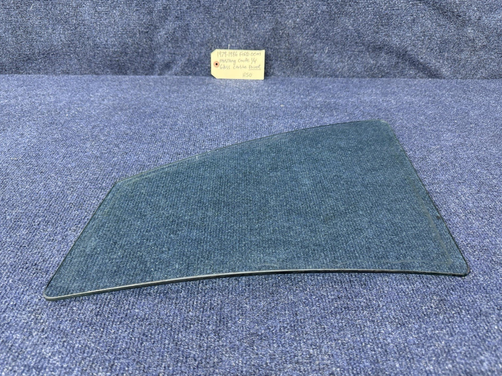 1979-86 FORD MUSTANG COUPE NOTCHBACK LH DRIVER SIDE QUARTER 1/4 WINDOW GLASS