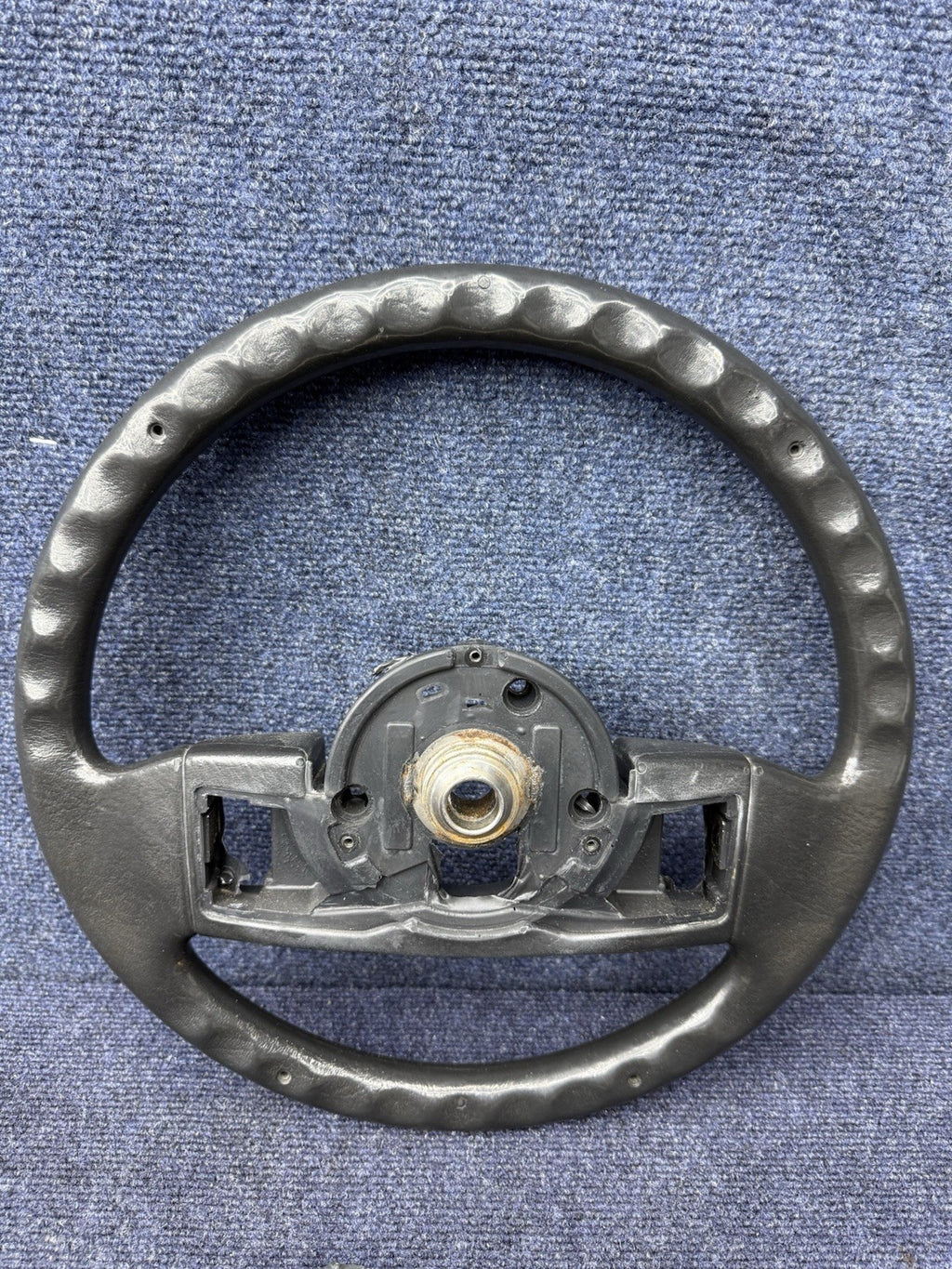 1987-1989 FORD MUSTANG BLACK STEERING WHEEL 87 88 89 OEM GT LX 2 Spoke Factory