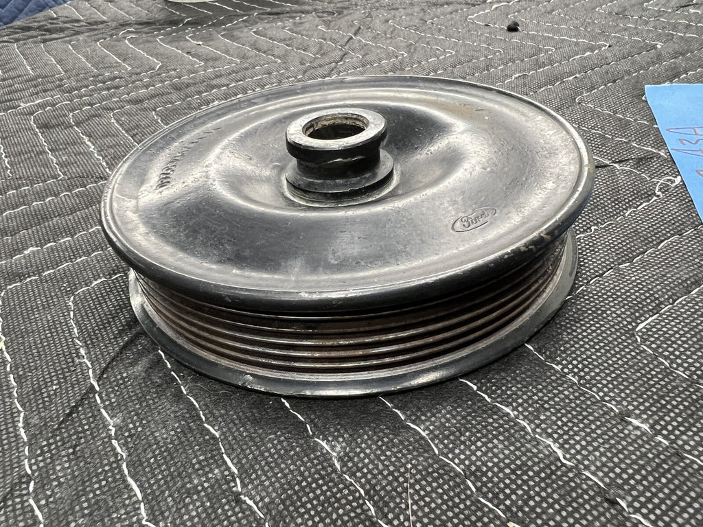 79-93 FORD MUSTANG 5.0 V8 SERPENTINE POWER STEERING BELT PULLEY D9ZC-3D673-A3A