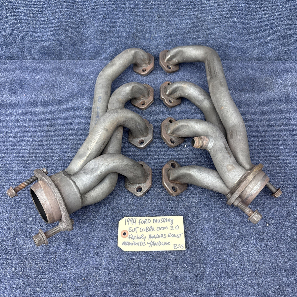 1994 MUSTANG Svt Cobra OEM EXHAUST MANIFOLD HEADER SET Factory Gt 5.0 94-95 302