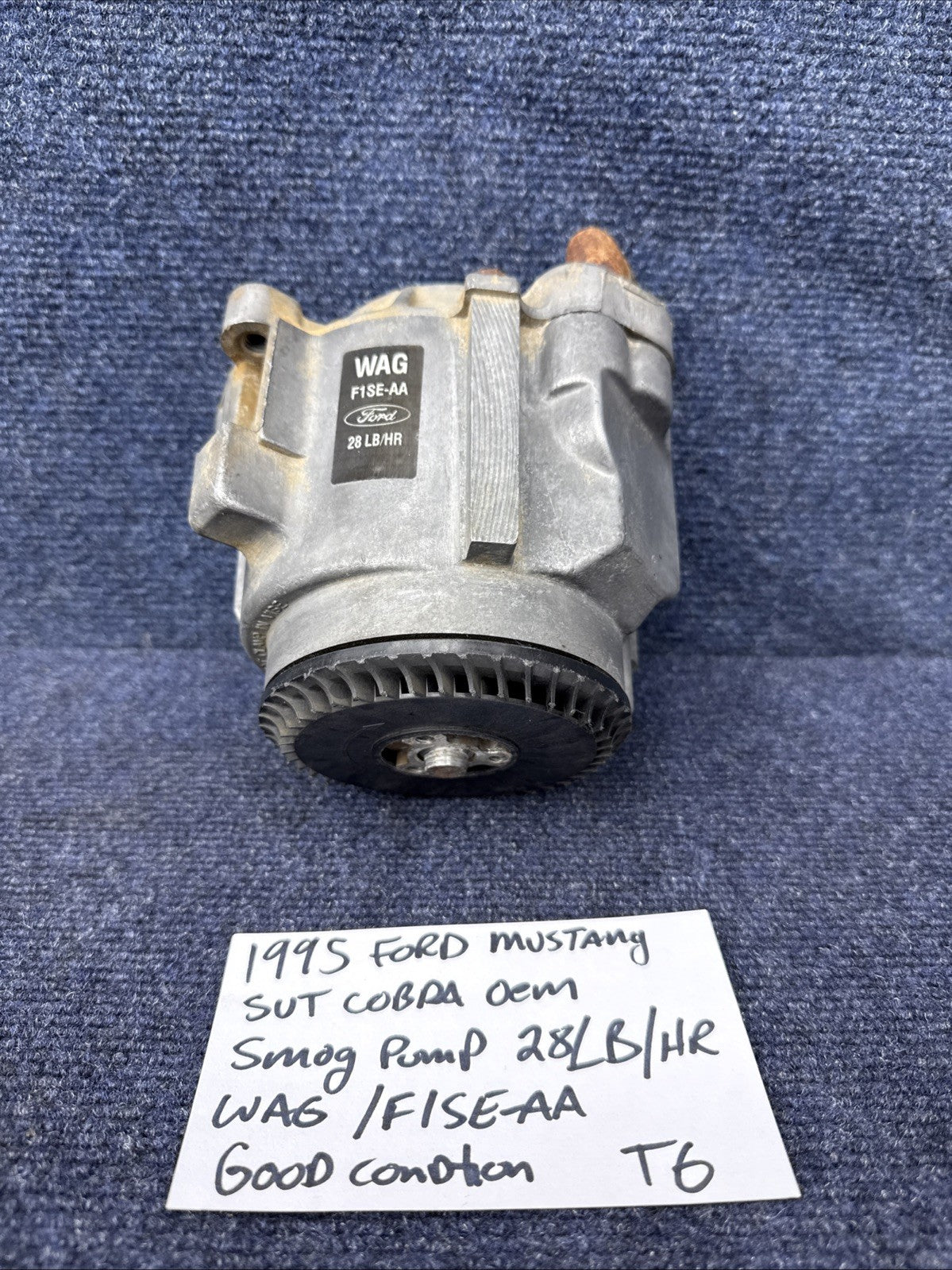 1994 Ford Mustang Svt Cobra 5.0 302 Smog Pump Oem 112k Gt 28lb/hr 1995 94-95 V8