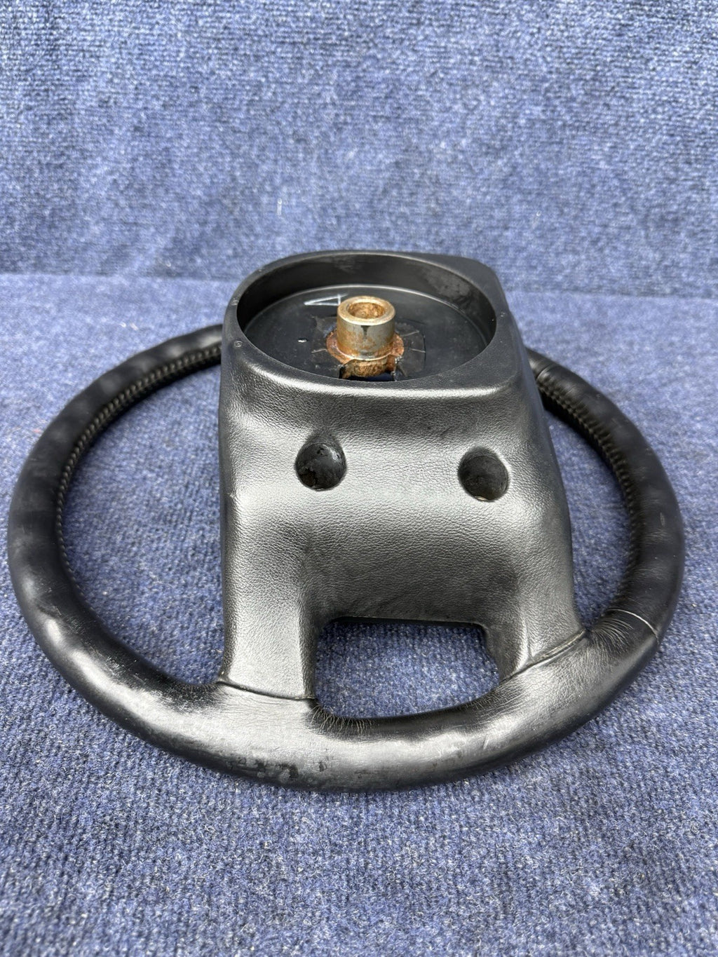 90-93 Ford Mustang Black Steering Wheel Leather  Factory OEM Coupe Hatch Stock