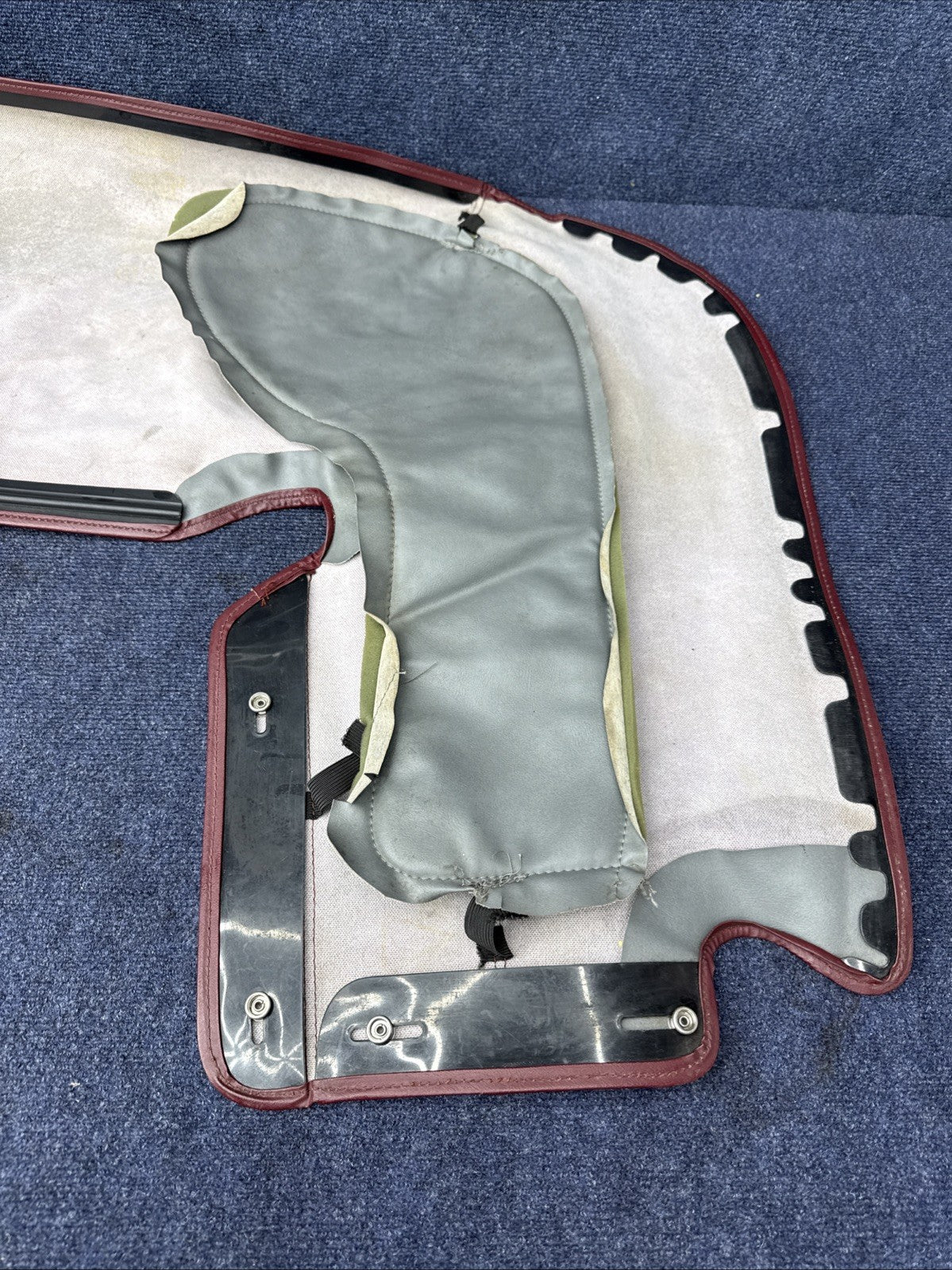 1990-1993 Ford Mustang Convertible Top Boot Red Cover Parade OEM Original Vert